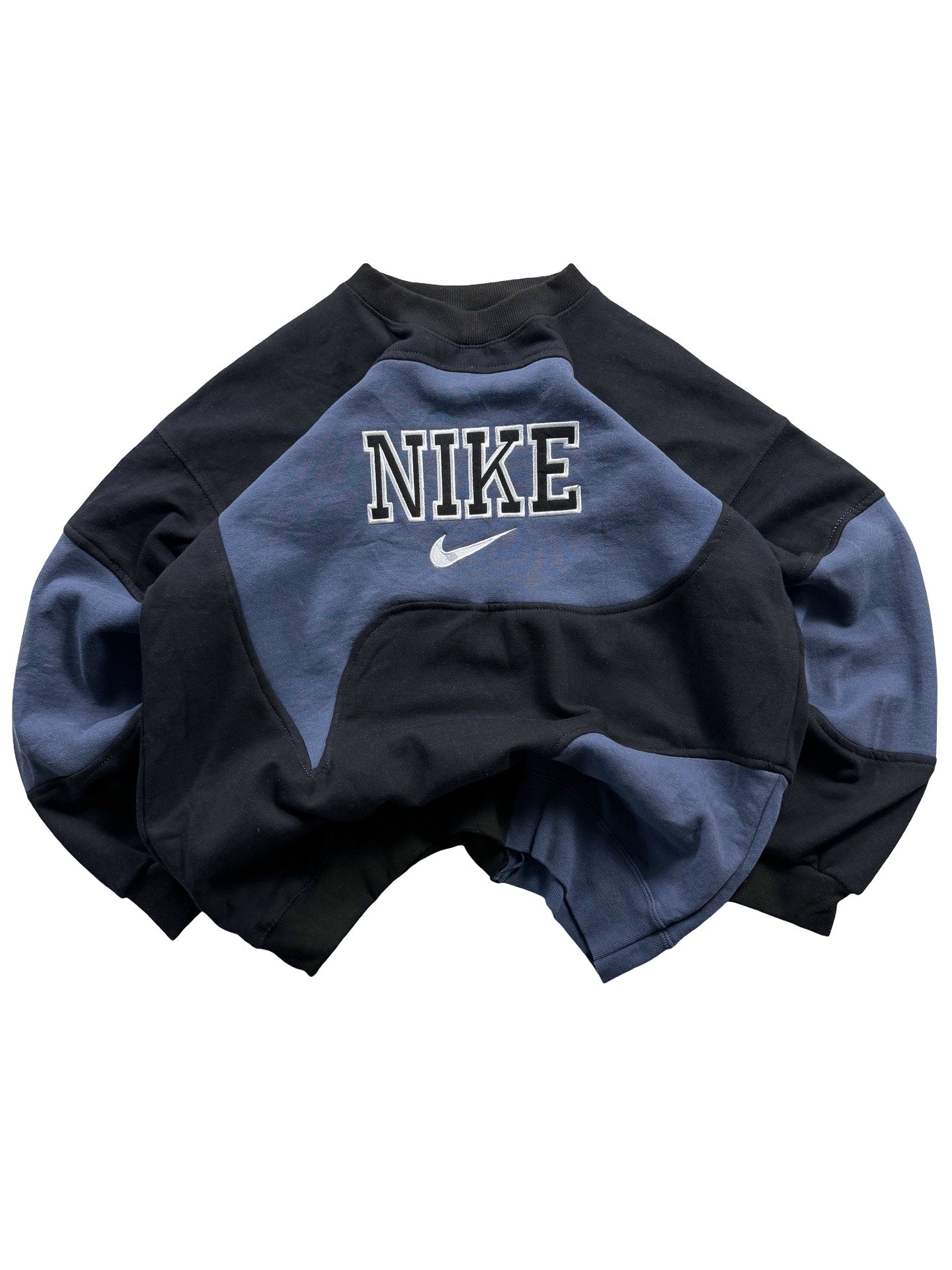 VINTAGE NIKE REWORK JUMPER CREWNECK - EMBROIDERED SPELLOUT