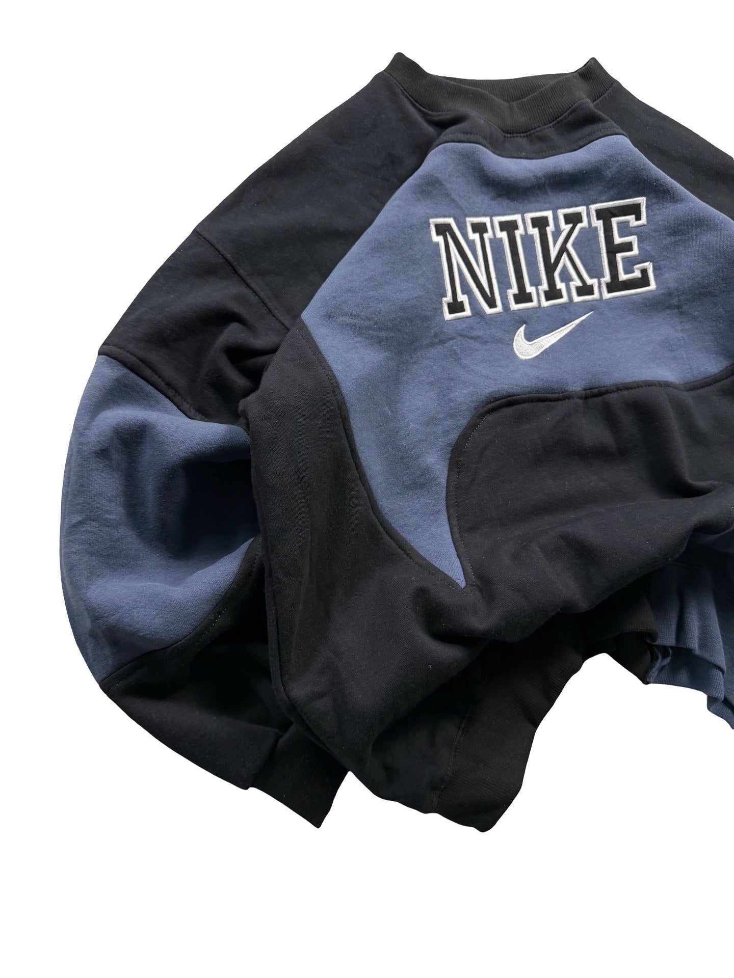 VINTAGE NIKE REWORK JUMPER CREWNECK - EMBROIDERED SPELLOUT