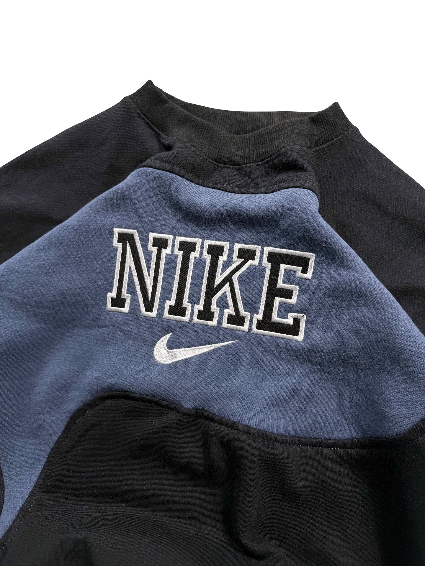 VINTAGE NIKE REWORK JUMPER CREWNECK - EMBROIDERED SPELLOUT