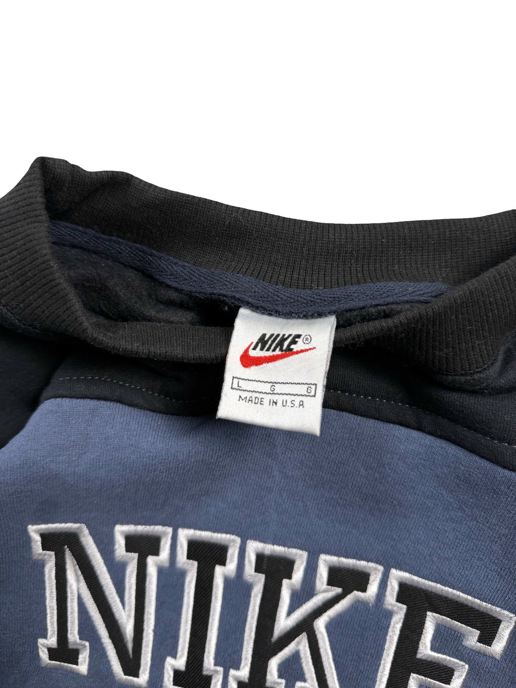 VINTAGE NIKE REWORK JUMPER CREWNECK - EMBROIDERED SPELLOUT