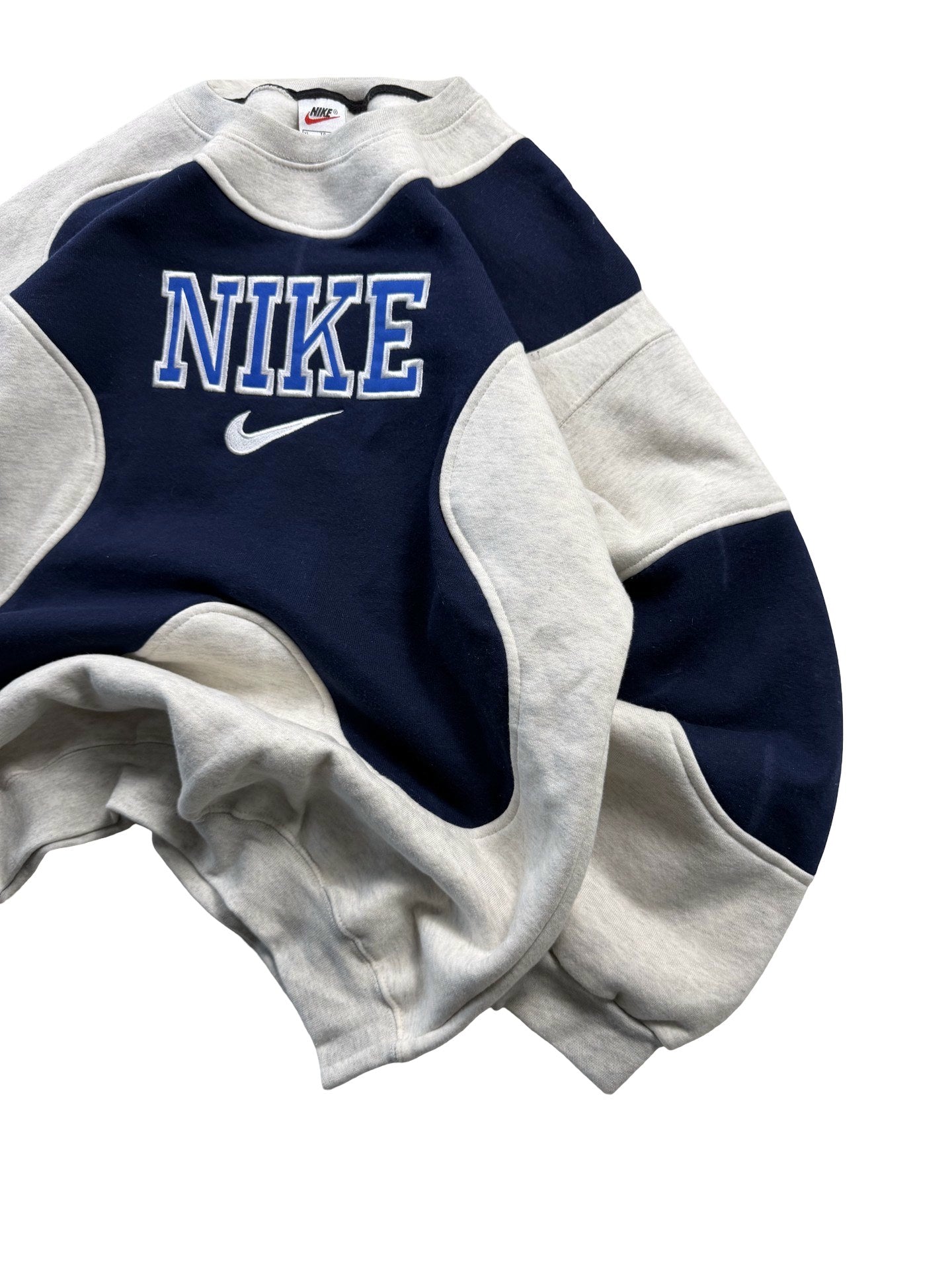 VINTAGE NIKE REWORK JUMPER CREWNECK - EMBROIDERED SPELLOUT