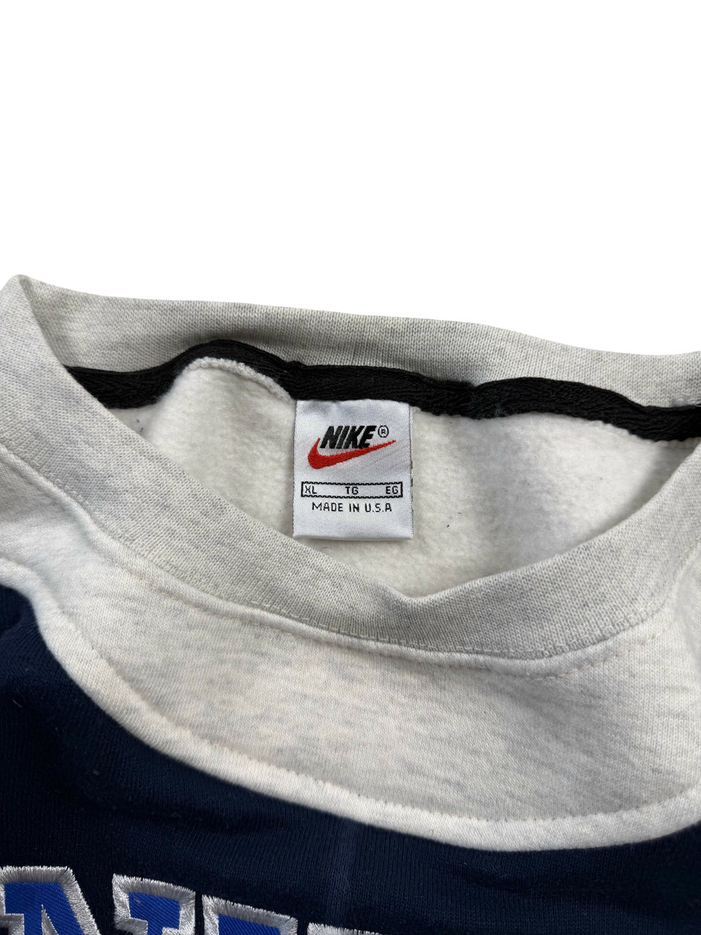 VINTAGE NIKE REWORK JUMPER CREWNECK - EMBROIDERED SPELLOUT