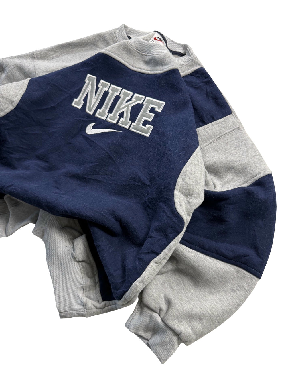 VINTAGE NIKE REWORK JUMPER CREWNECK - EMBROIDERED SPELLOUT