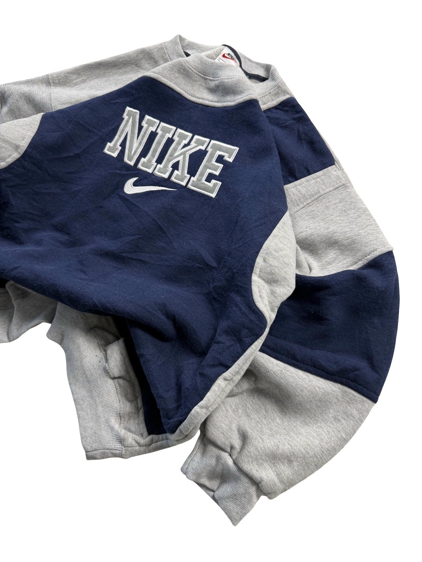VINTAGE NIKE REWORK JUMPER CREWNECK - EMBROIDERED SPELLOUT