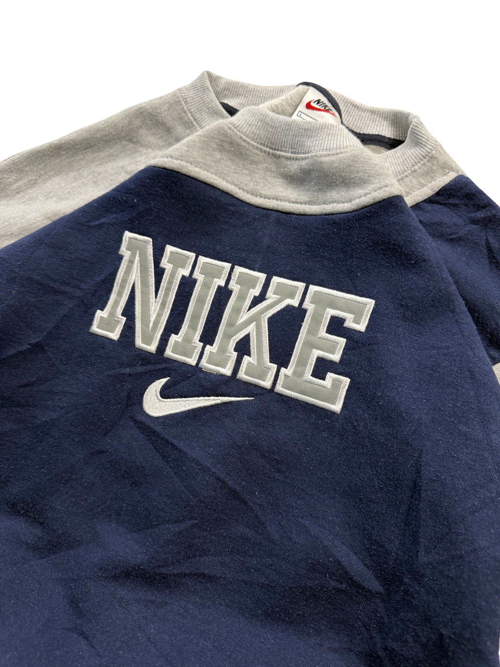 VINTAGE NIKE REWORK JUMPER CREWNECK - EMBROIDERED SPELLOUT