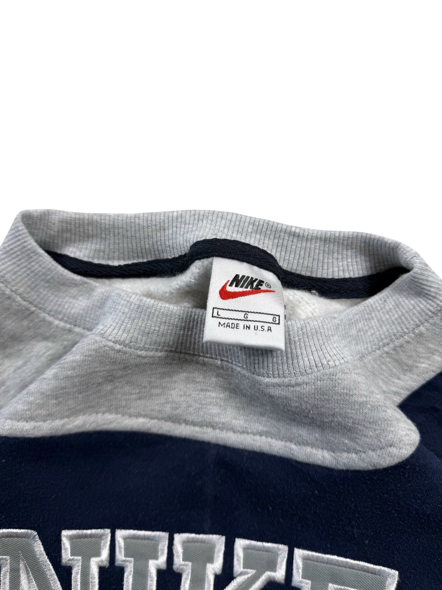 VINTAGE NIKE REWORK JUMPER CREWNECK - EMBROIDERED SPELLOUT