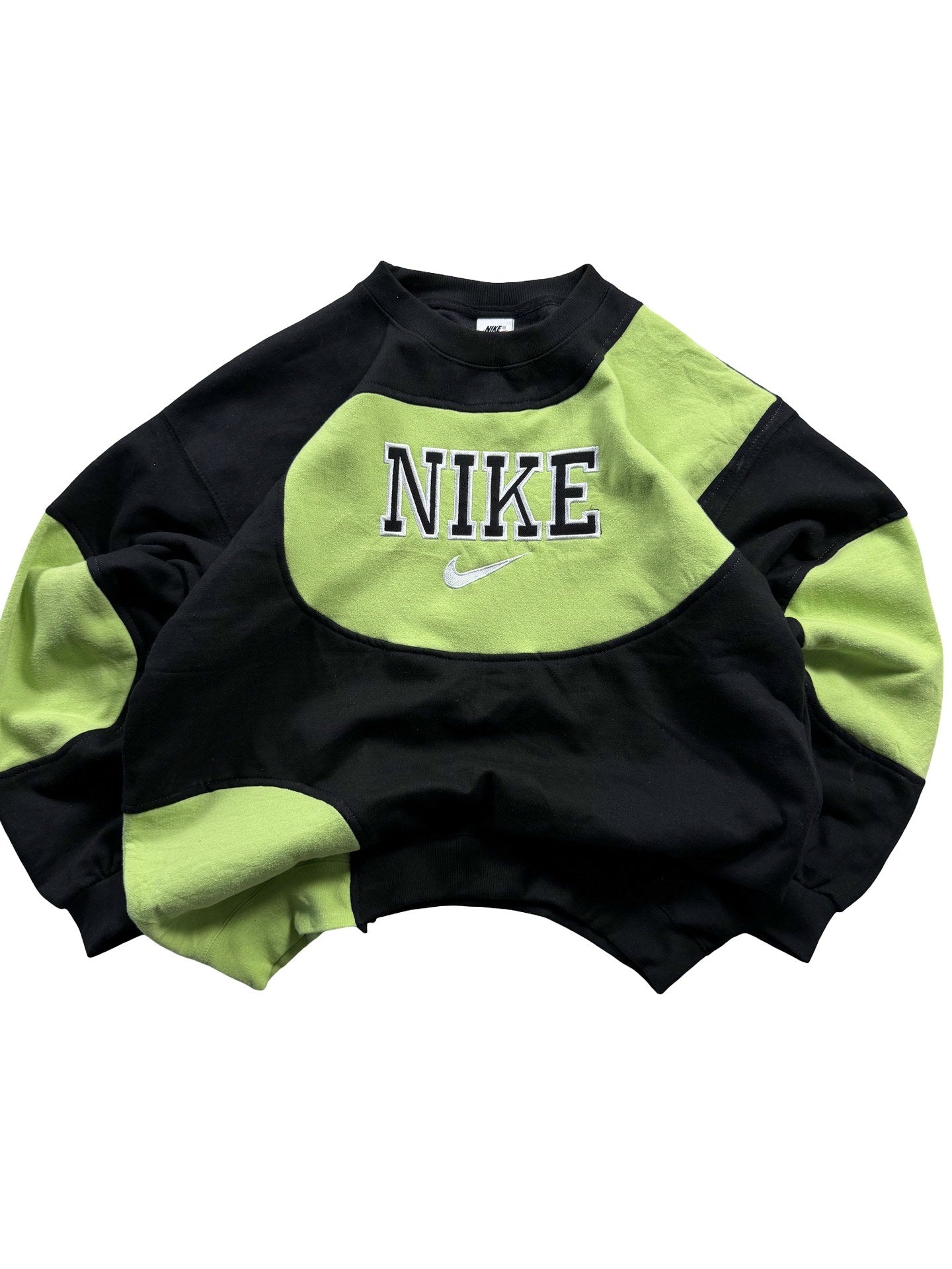 VINTAGE NIKE REWORK JUMPER CREWNECK - EMBROIDERED SPELLOUT