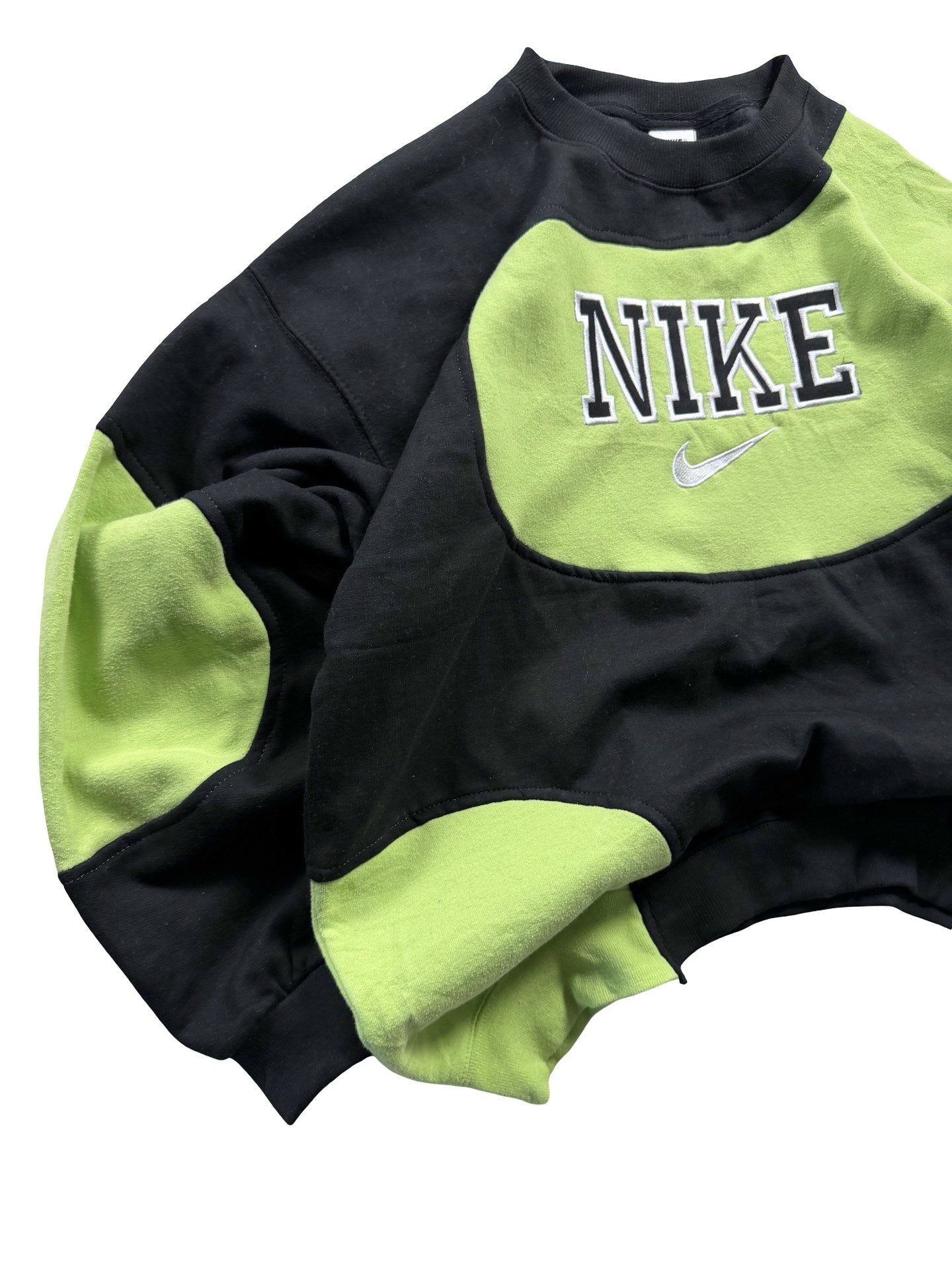 VINTAGE NIKE REWORK JUMPER CREWNECK - EMBROIDERED SPELLOUT