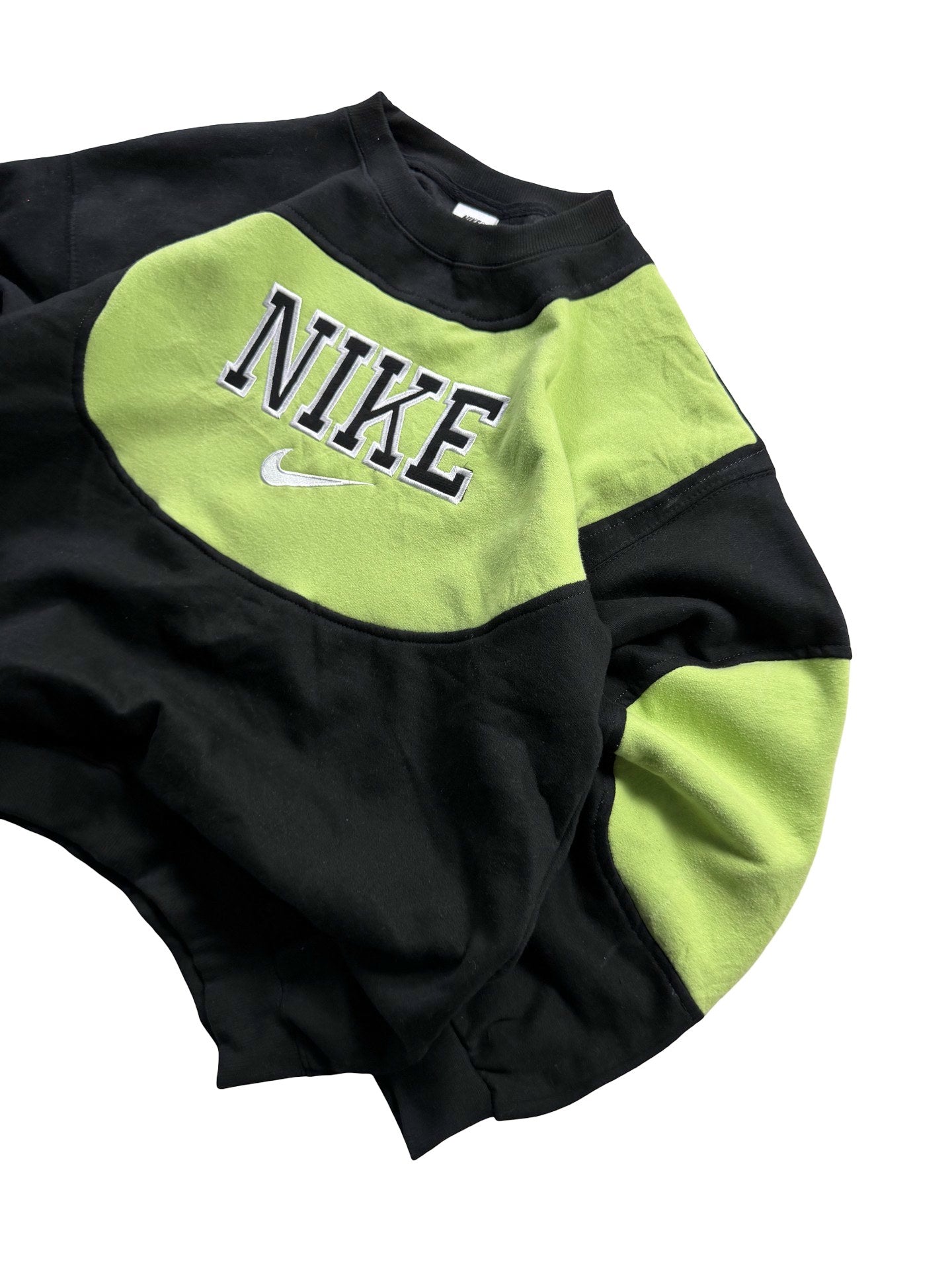 VINTAGE NIKE REWORK JUMPER CREWNECK - EMBROIDERED SPELLOUT