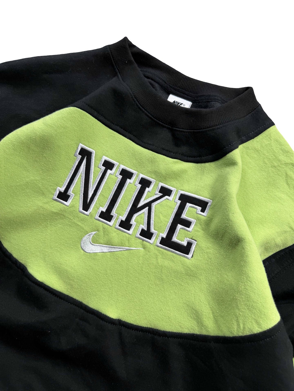 VINTAGE NIKE REWORK JUMPER CREWNECK - EMBROIDERED SPELLOUT
