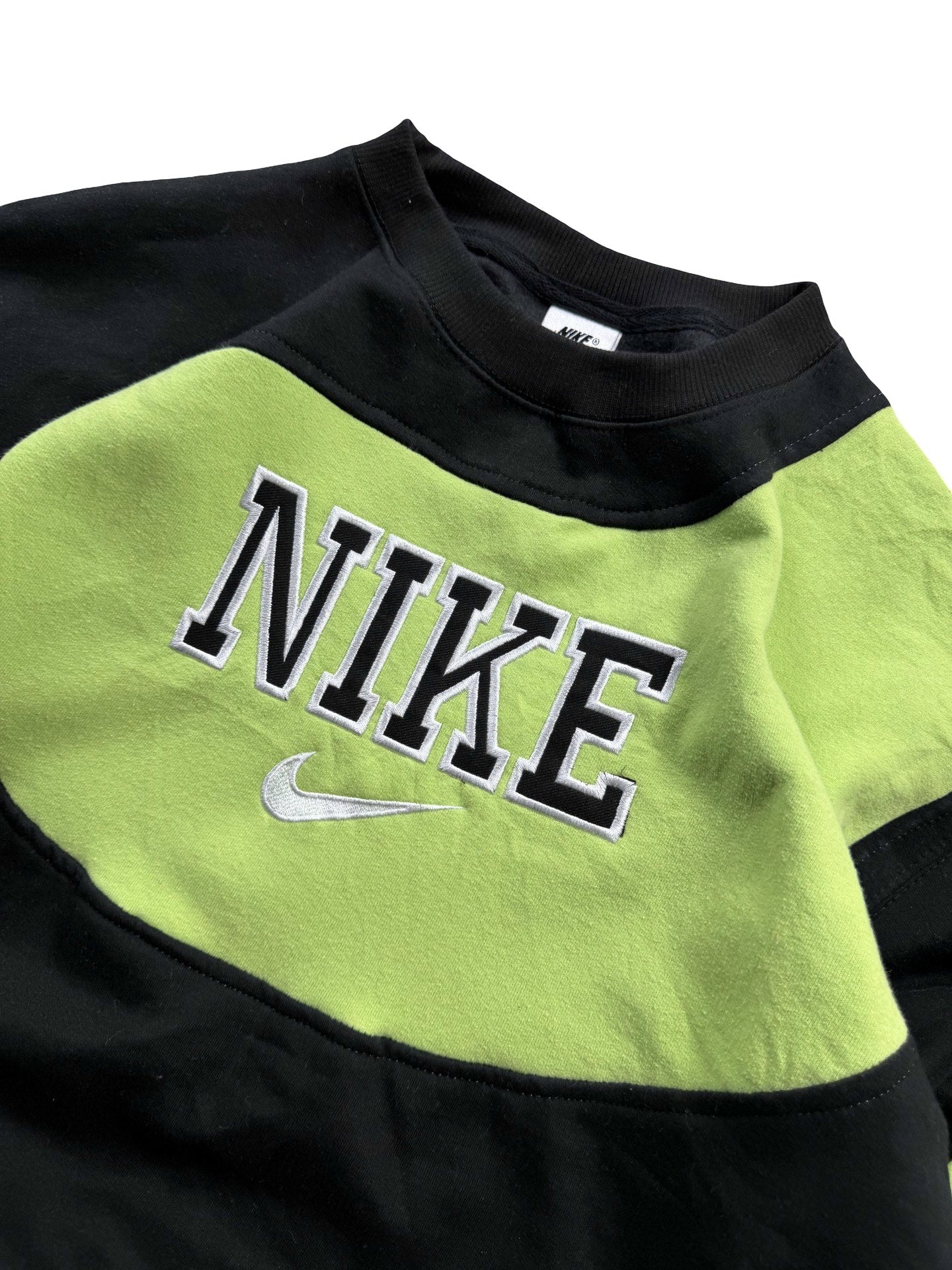 VINTAGE NIKE REWORK JUMPER CREWNECK - EMBROIDERED SPELLOUT