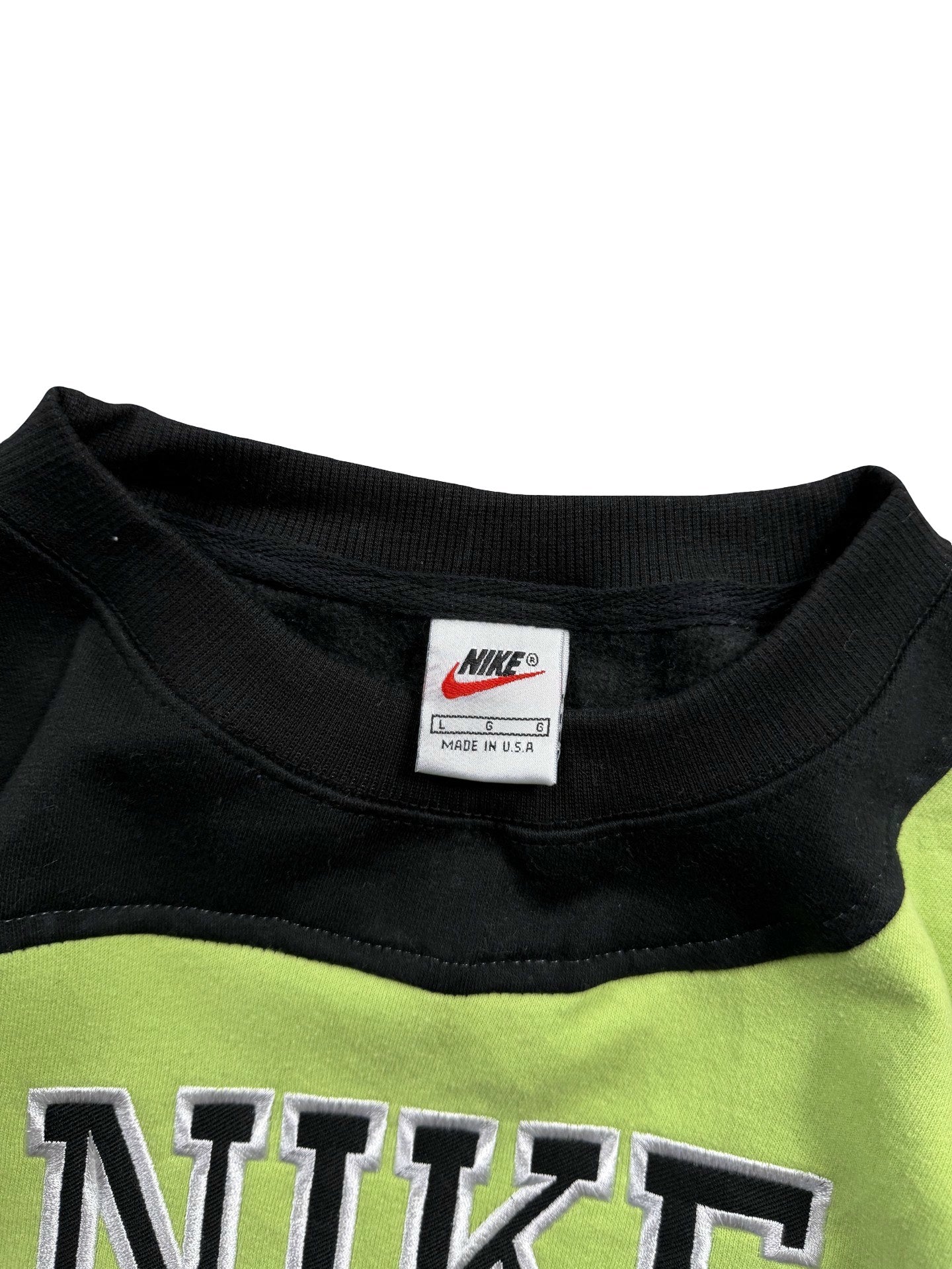 VINTAGE NIKE REWORK JUMPER CREWNECK - EMBROIDERED SPELLOUT