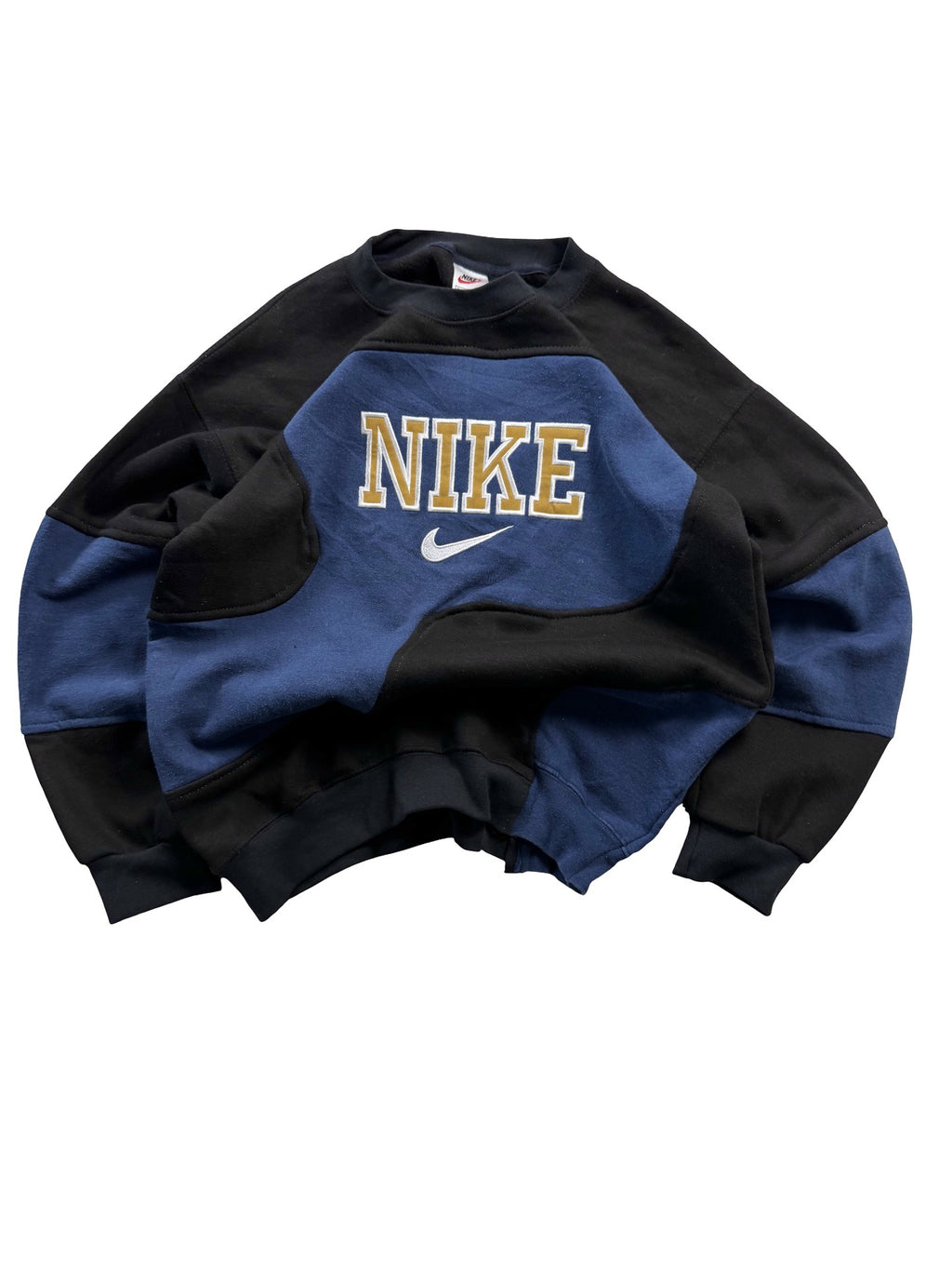 VINTAGE NIKE REWORK JUMPER CREWNECK - EMBROIDERED SPELLOUT