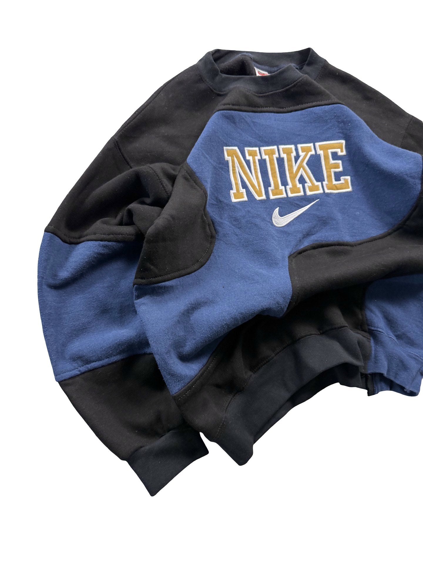 VINTAGE NIKE REWORK JUMPER CREWNECK - EMBROIDERED SPELLOUT