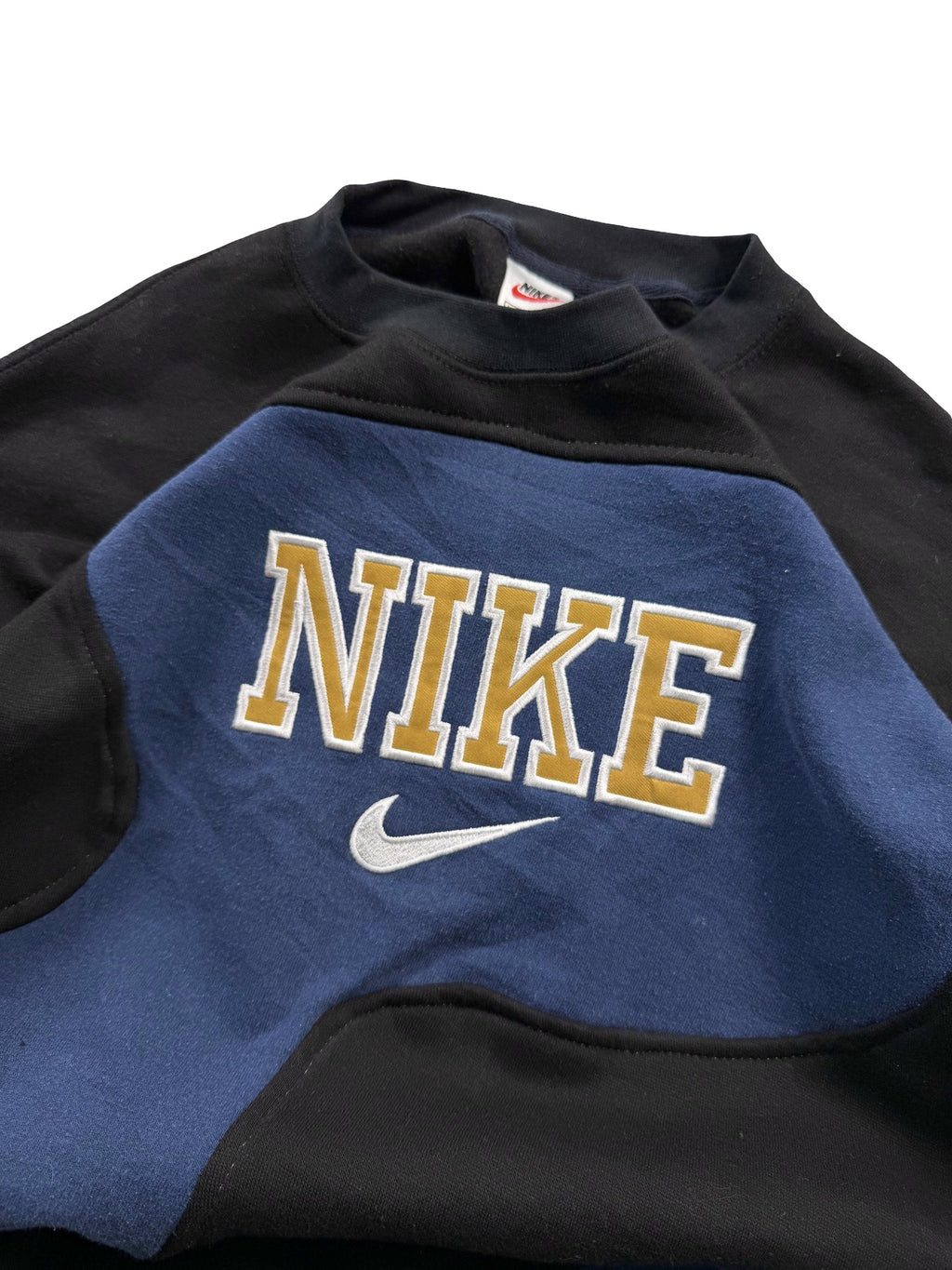 VINTAGE NIKE REWORK JUMPER CREWNECK - EMBROIDERED SPELLOUT