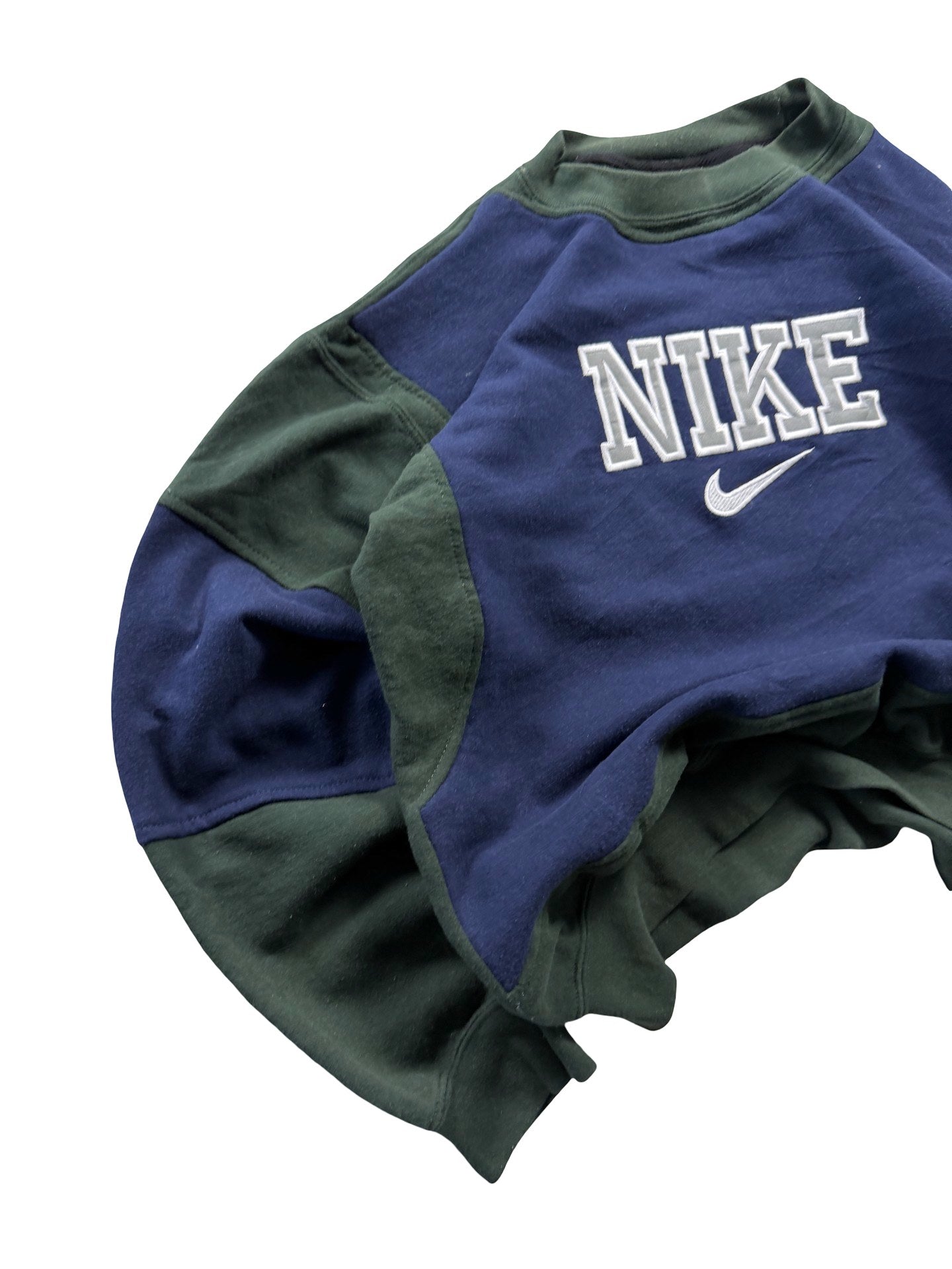 VINTAGE NIKE REWORK JUMPER CREWNECK - EMBROIDERED SPELLOUT