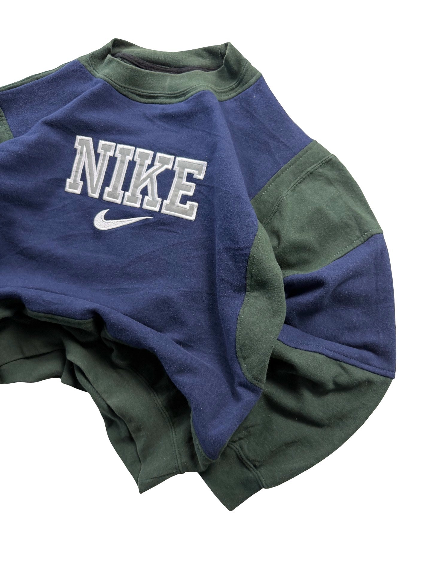 VINTAGE NIKE REWORK JUMPER CREWNECK - EMBROIDERED SPELLOUT