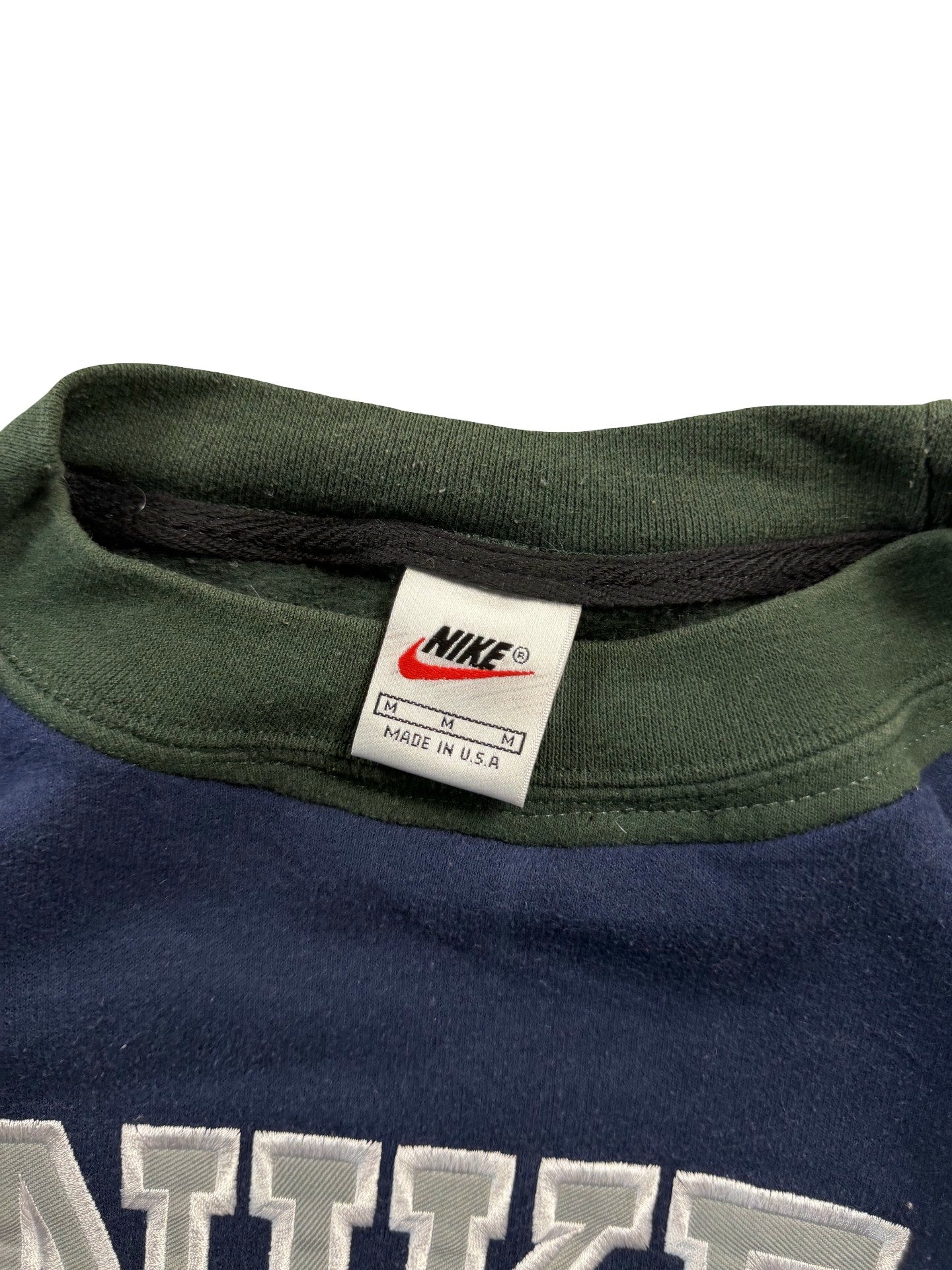 VINTAGE NIKE REWORK JUMPER CREWNECK - EMBROIDERED SPELLOUT