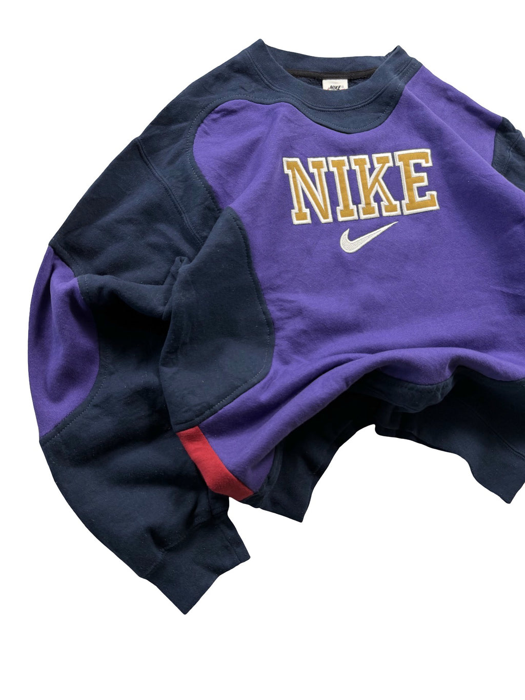 VINTAGE NIKE REWORK JUMPER CREWNECK - EMBROIDERED SPELLOUT