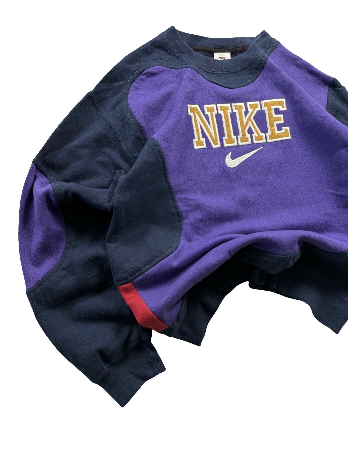VINTAGE NIKE REWORK JUMPER CREWNECK - EMBROIDERED SPELLOUT
