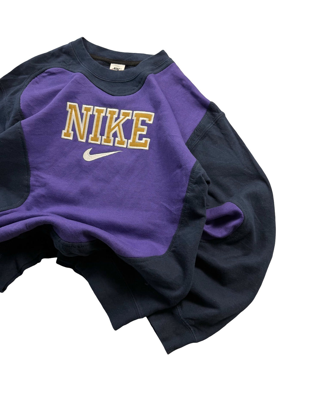 VINTAGE NIKE REWORK JUMPER CREWNECK - EMBROIDERED SPELLOUT