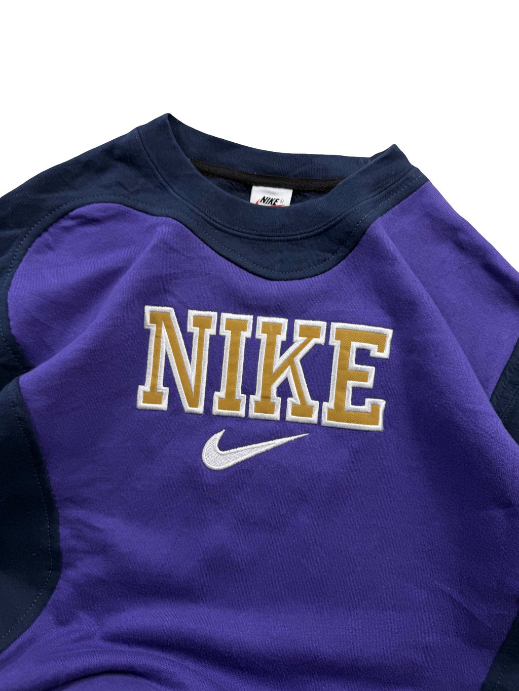 VINTAGE NIKE REWORK JUMPER CREWNECK - EMBROIDERED SPELLOUT