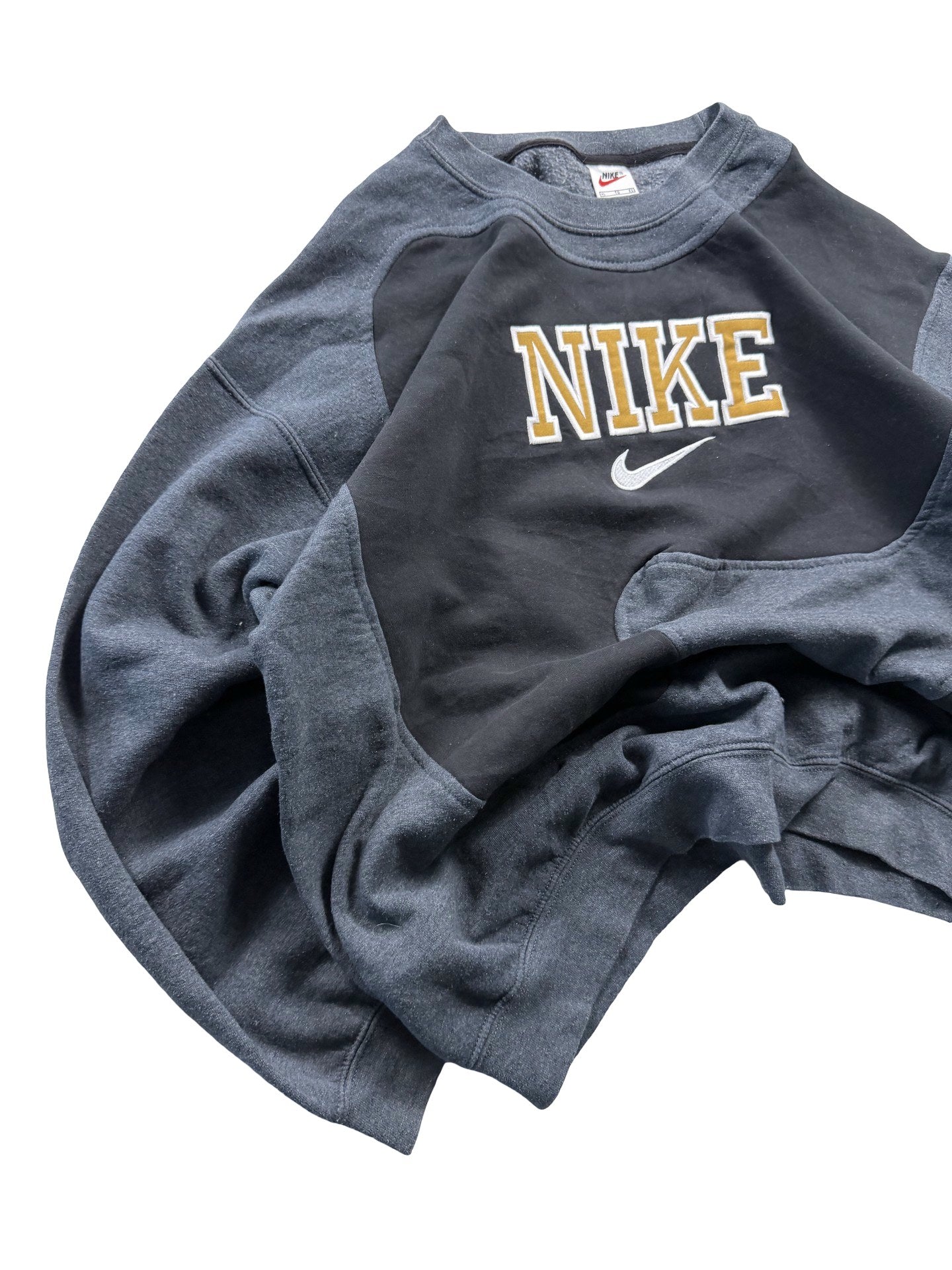 VINTAGE NIKE REWORK JUMPER CREWNECK - EMBROIDERED SPELLOUT