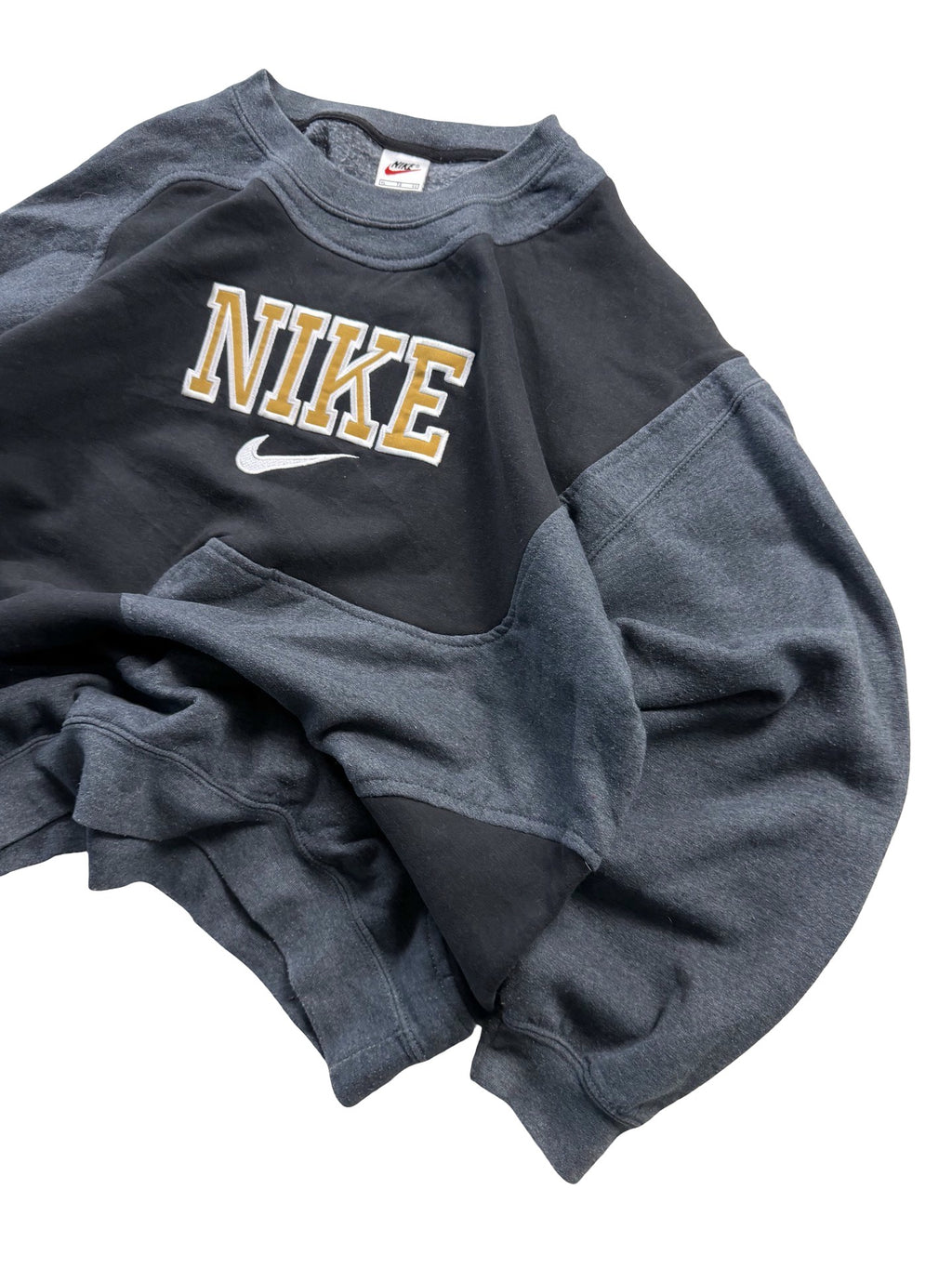 VINTAGE NIKE REWORK JUMPER CREWNECK - EMBROIDERED SPELLOUT