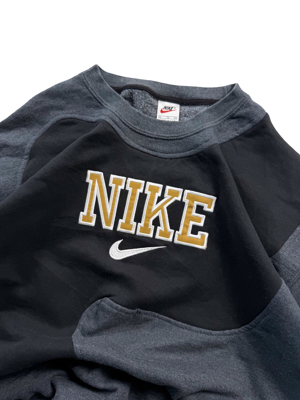 VINTAGE NIKE REWORK JUMPER CREWNECK - EMBROIDERED SPELLOUT