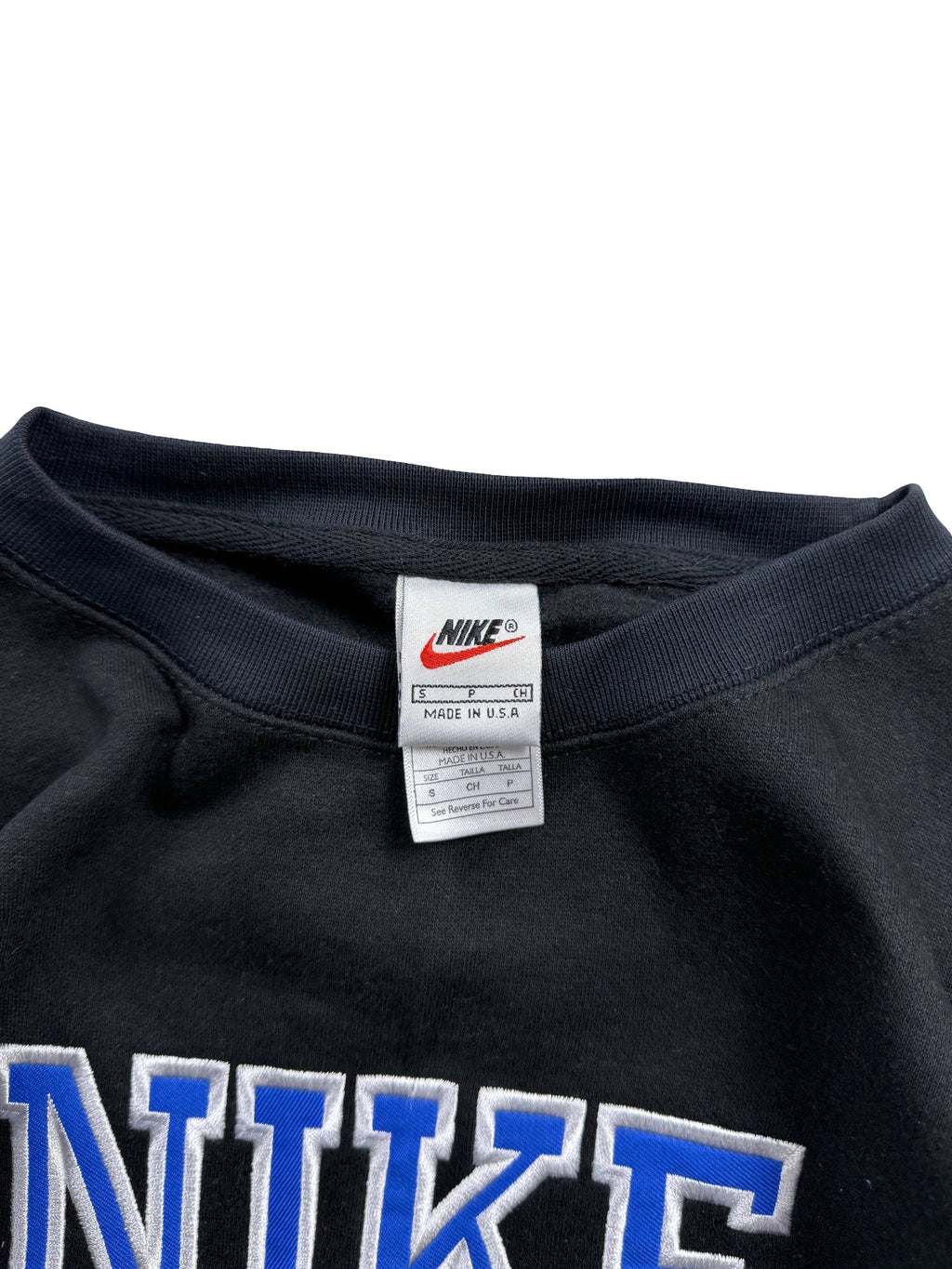VINTAGE NIKE REWORK JUMPER CREWNECK - EMBROIDERED SPELLOUT