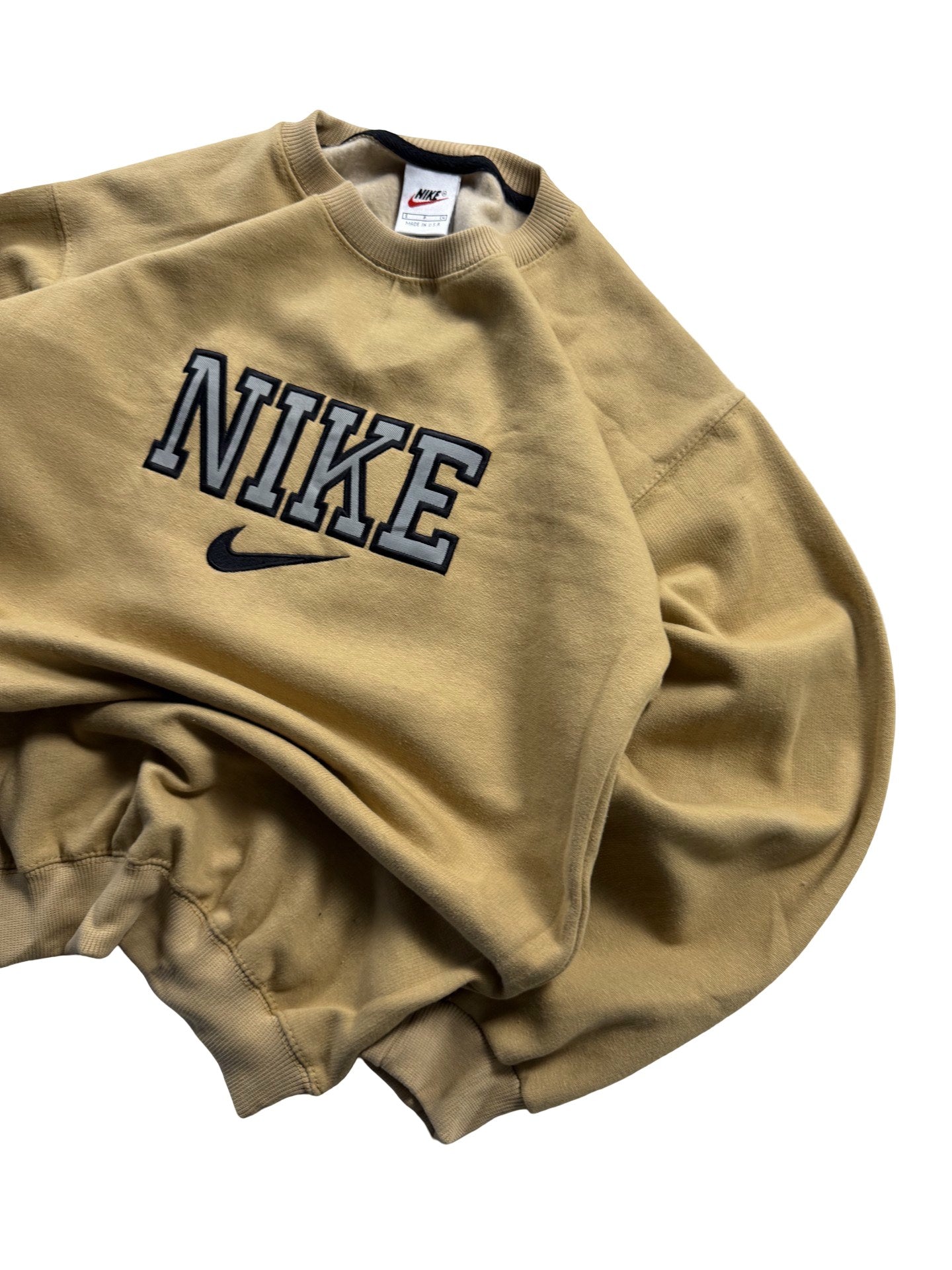 VINTAGE NIKE REWORK JUMPER CREWNECK - EMBROIDERED SPELLOUT