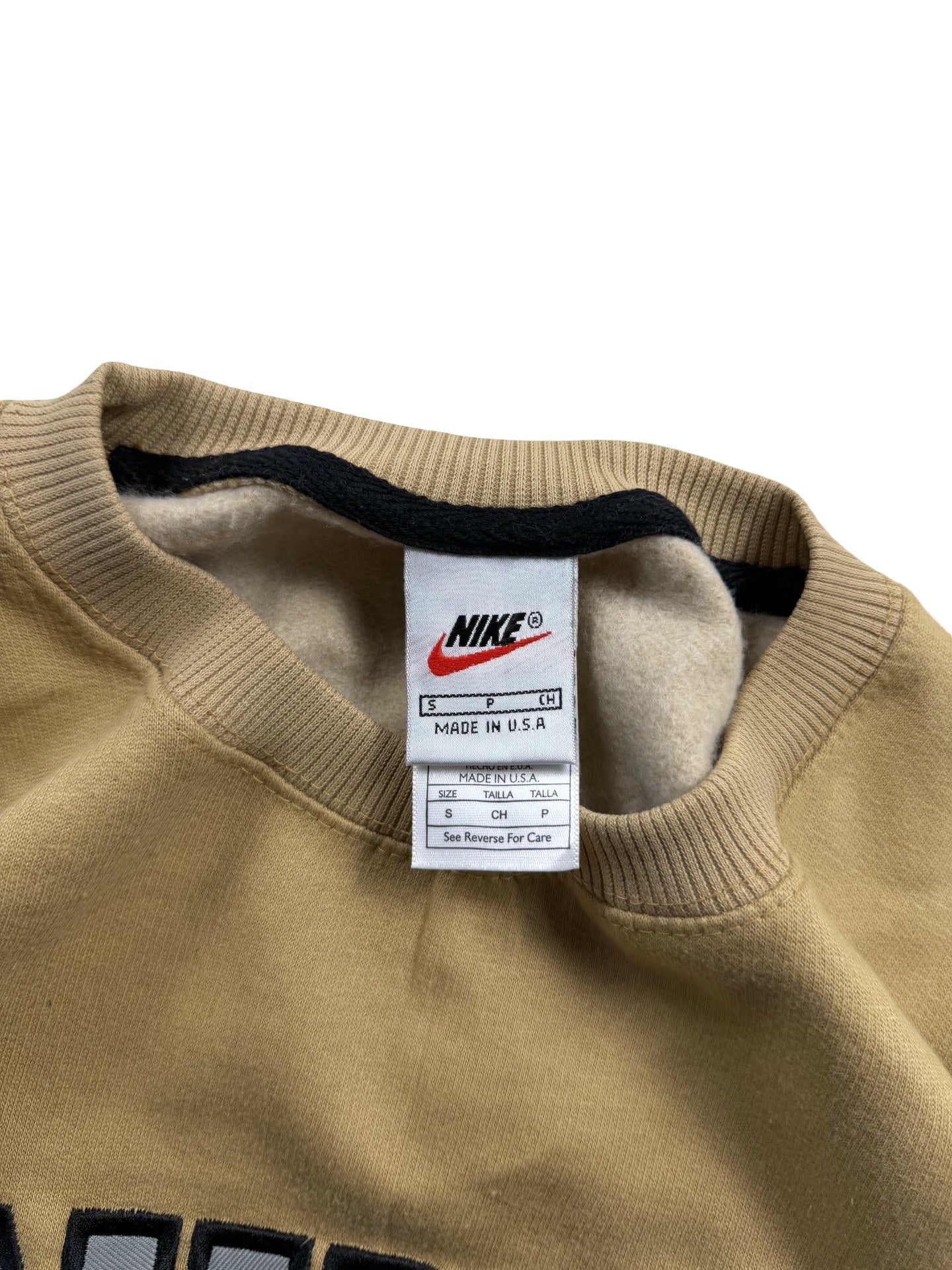 VINTAGE NIKE REWORK JUMPER CREWNECK - EMBROIDERED SPELLOUT