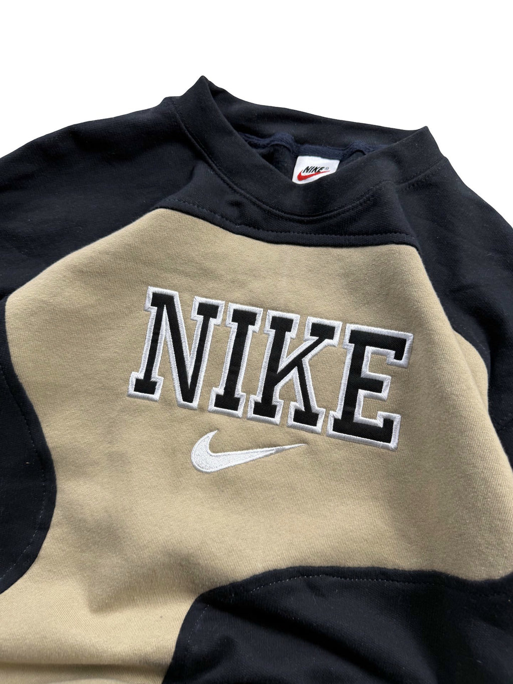VINTAGE NIKE REWORK JUMPER CREWNECK - EMBROIDERED SPELLOUT