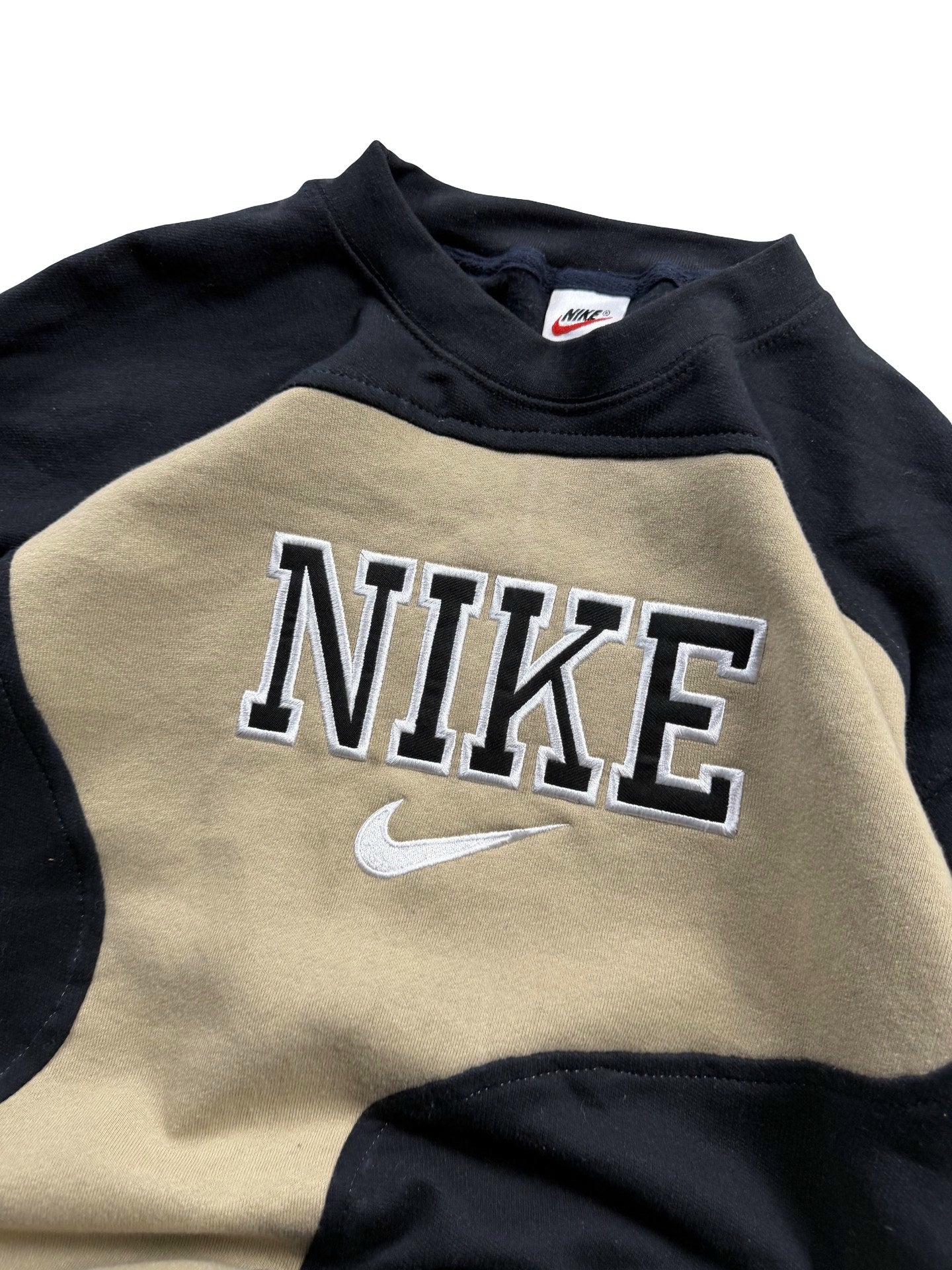 VINTAGE NIKE REWORK JUMPER CREWNECK - EMBROIDERED SPELLOUT