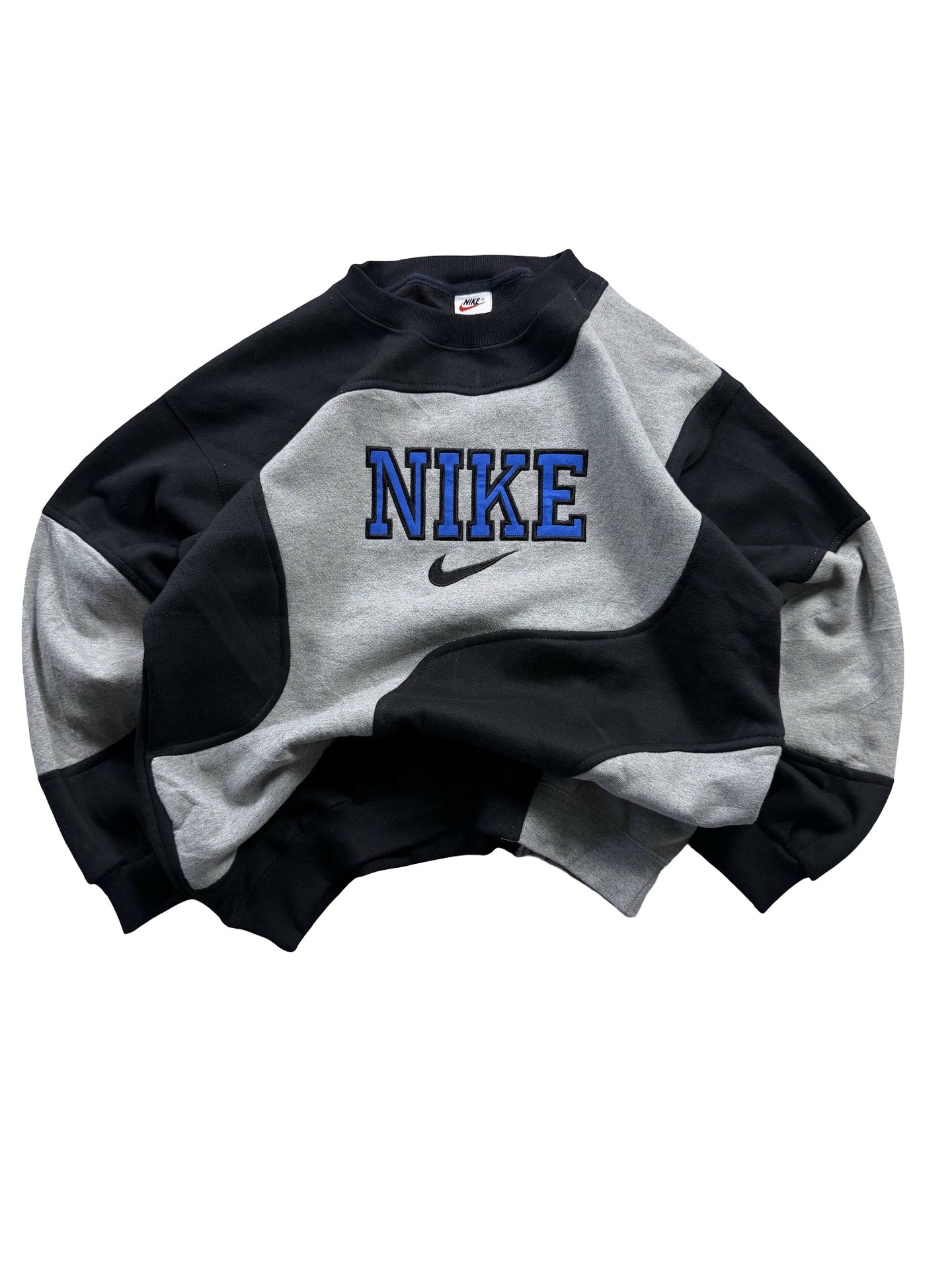 VINTAGE NIKE REWORK JUMPER CREWNECK - EMBROIDERED SPELLOUT