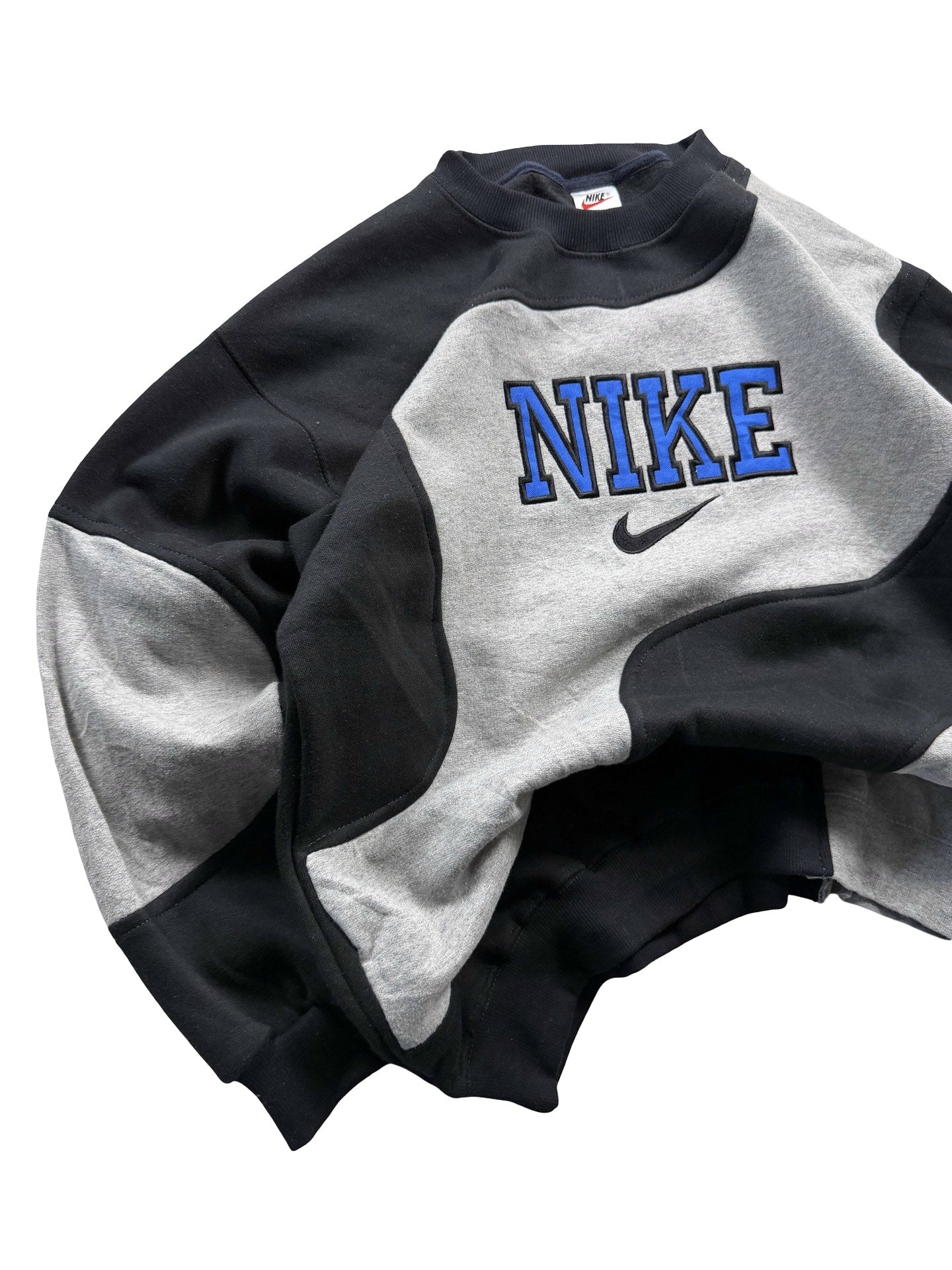 VINTAGE NIKE REWORK JUMPER CREWNECK - EMBROIDERED SPELLOUT
