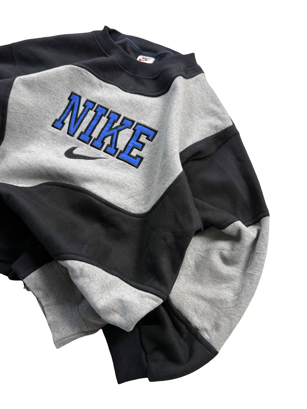 VINTAGE NIKE REWORK JUMPER CREWNECK - EMBROIDERED SPELLOUT