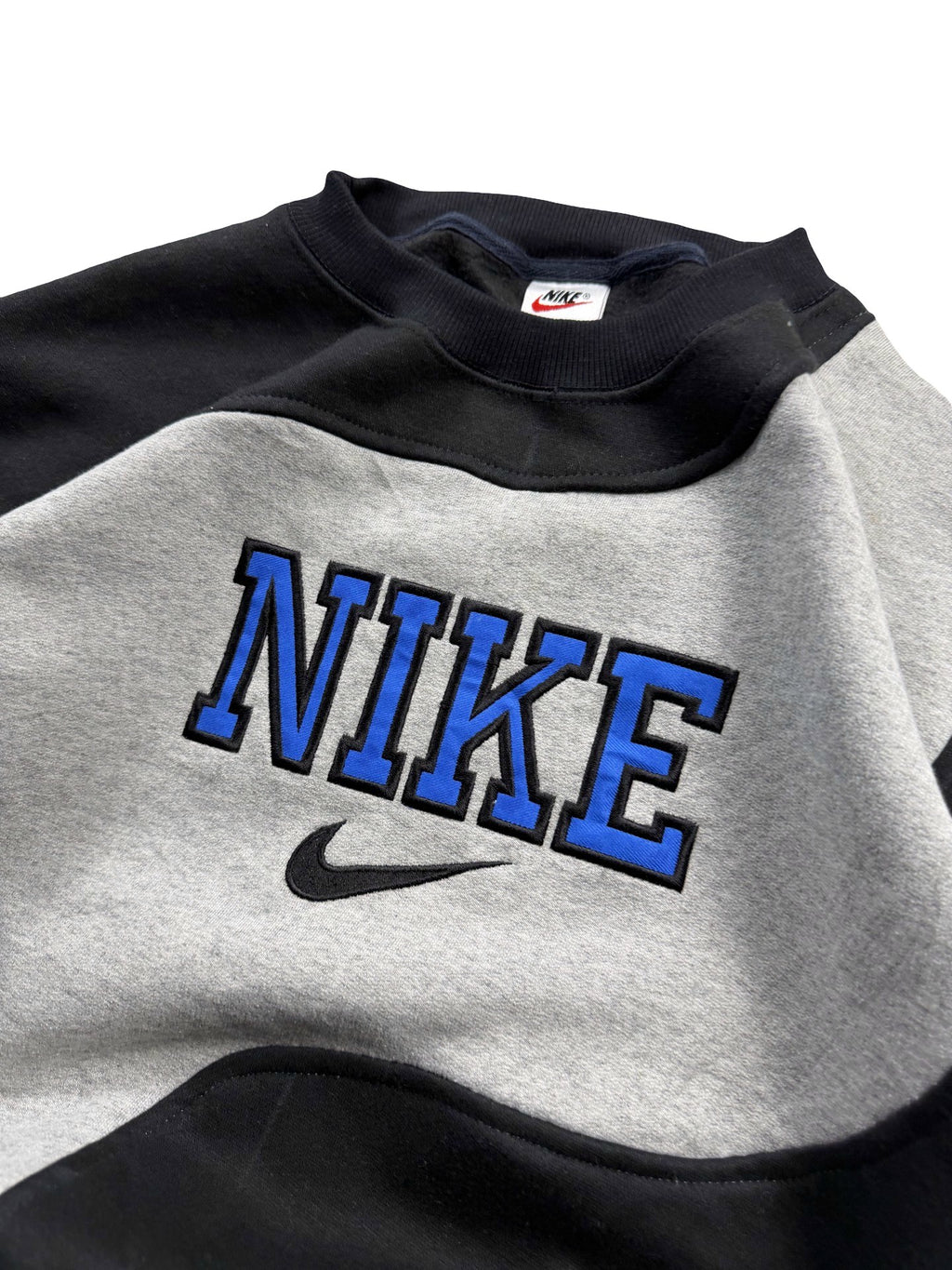 VINTAGE NIKE REWORK JUMPER CREWNECK - EMBROIDERED SPELLOUT