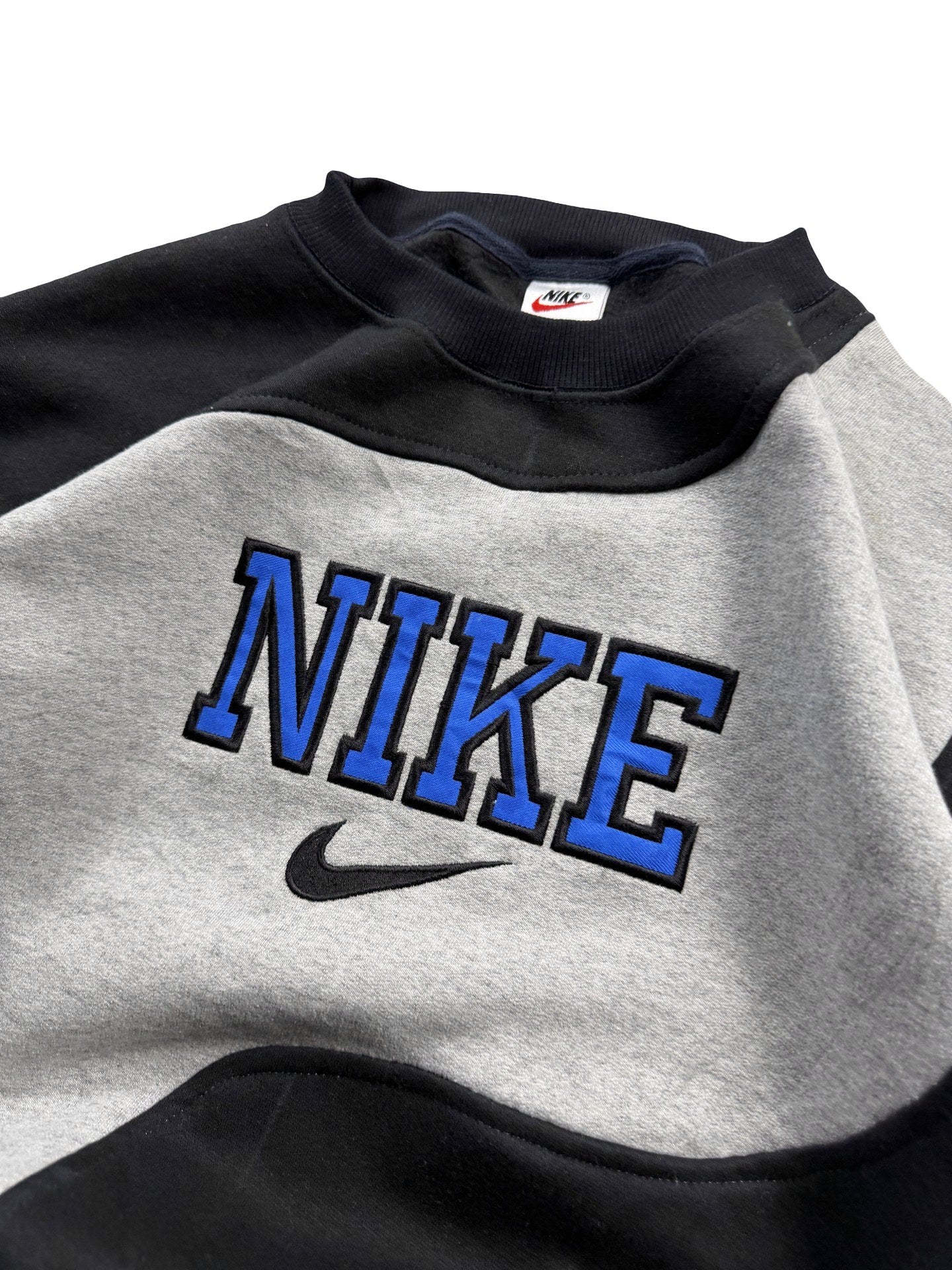 VINTAGE NIKE REWORK JUMPER CREWNECK - EMBROIDERED SPELLOUT