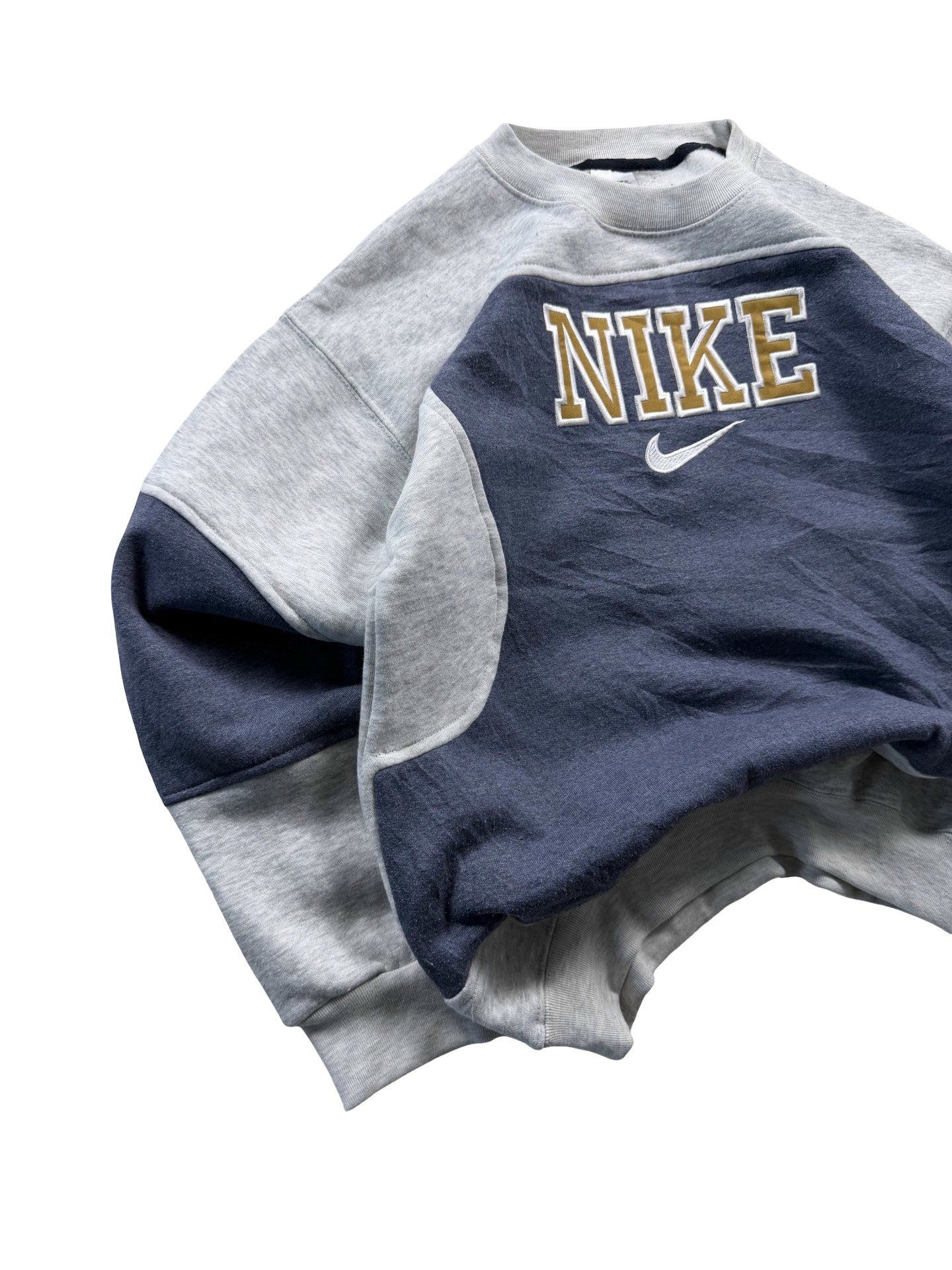 VINTAGE NIKE REWORK JUMPER CREWNECK - EMBROIDERED SPELLOUT