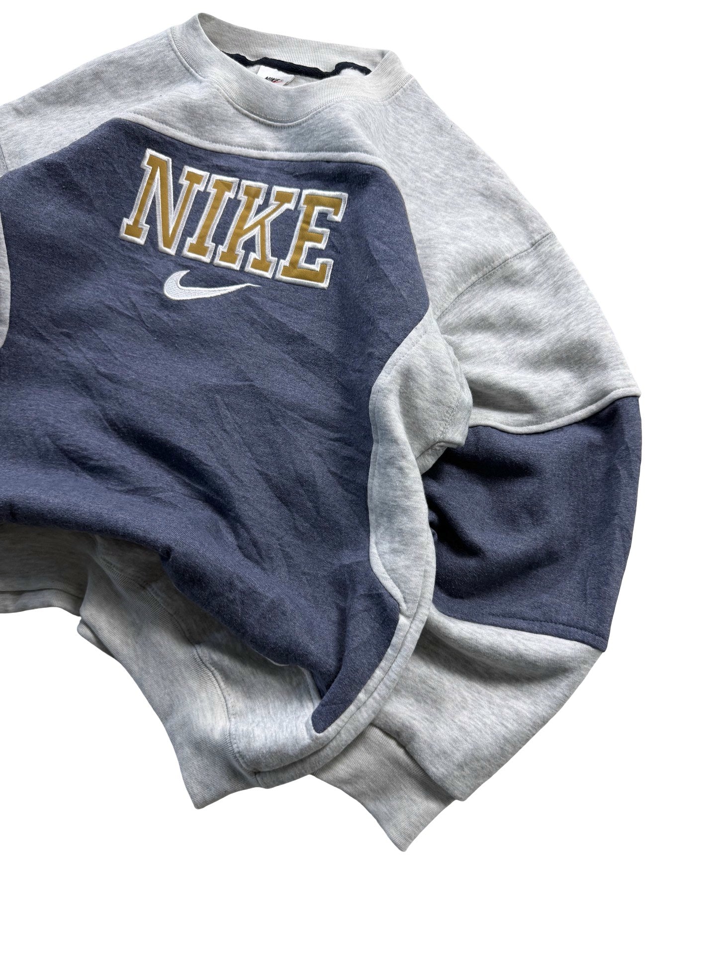 VINTAGE NIKE REWORK JUMPER CREWNECK - EMBROIDERED SPELLOUT