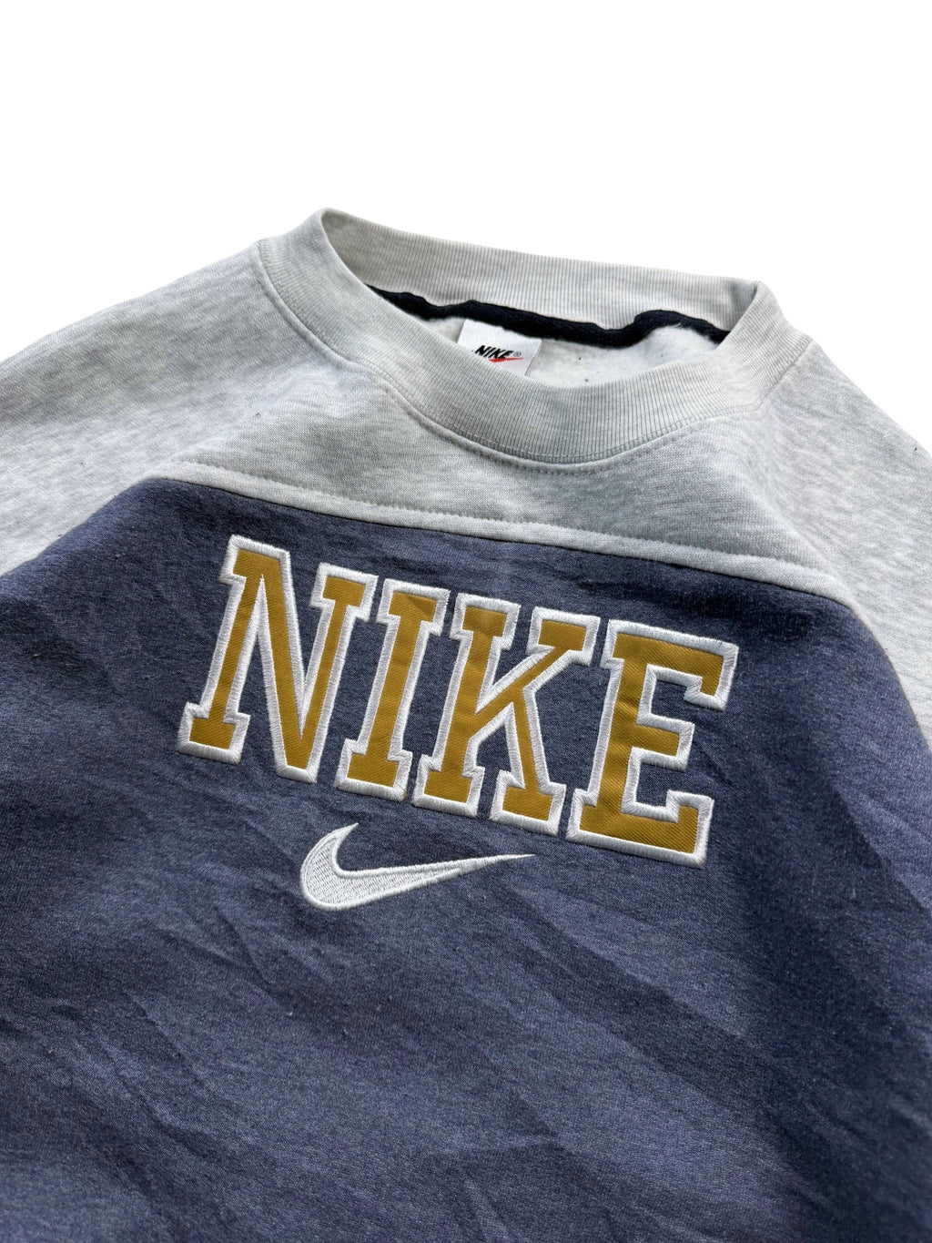 VINTAGE NIKE REWORK JUMPER CREWNECK - EMBROIDERED SPELLOUT