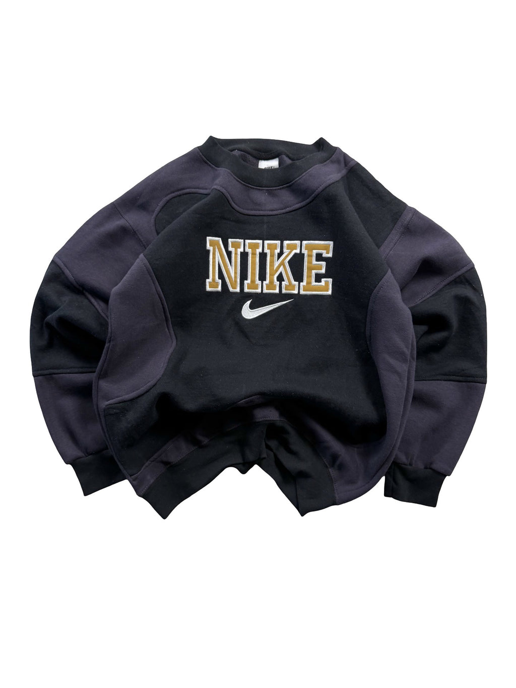 VINTAGE NIKE REWORK JUMPER CREWNECK - EMBROIDERED SPELLOUT