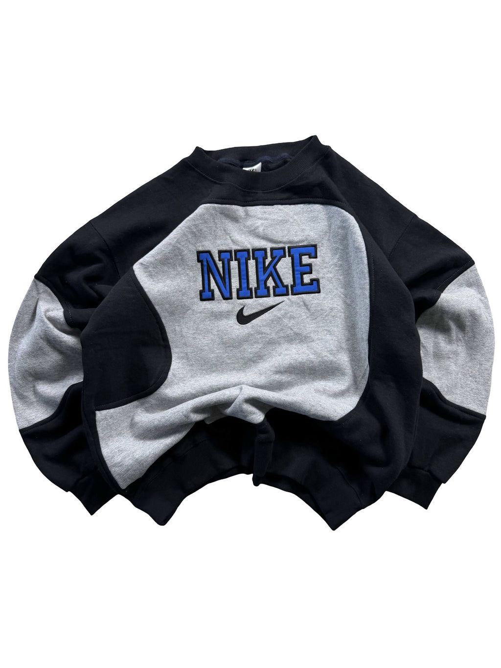 VINTAGE NIKE REWORK JUMPER CREWNECK - EMBROIDERED SPELLOUT