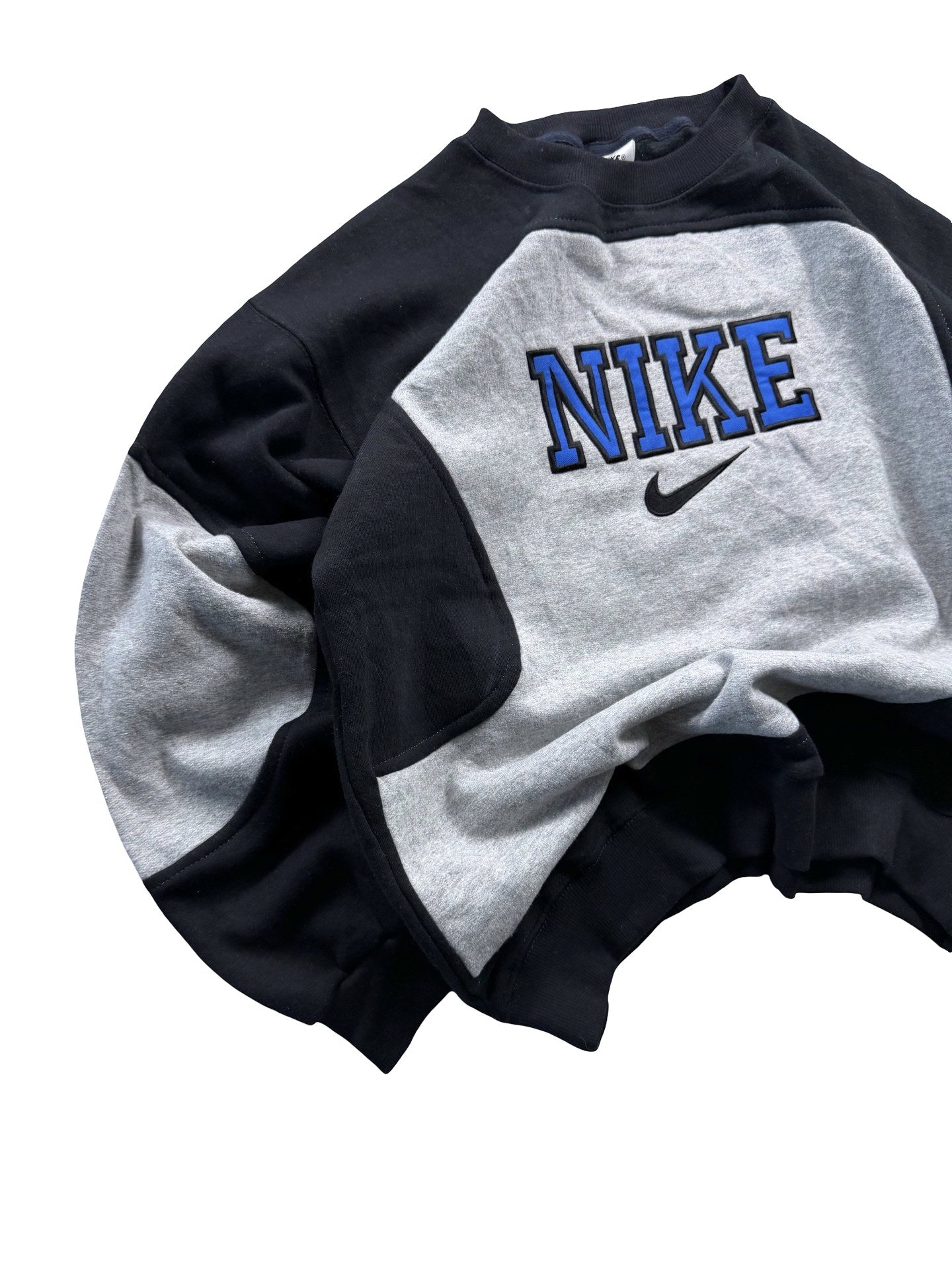 VINTAGE NIKE REWORK JUMPER CREWNECK - EMBROIDERED SPELLOUT