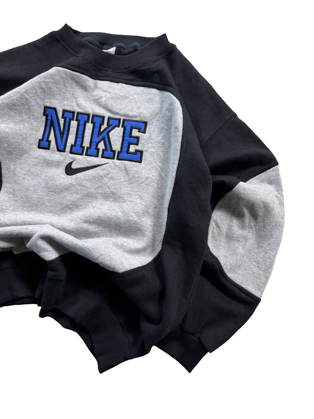 VINTAGE NIKE REWORK JUMPER CREWNECK - EMBROIDERED SPELLOUT