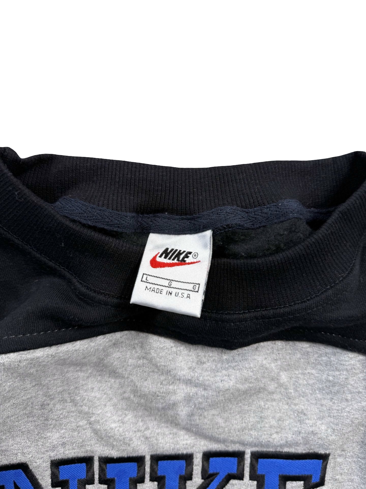 VINTAGE NIKE REWORK JUMPER CREWNECK - EMBROIDERED SPELLOUT