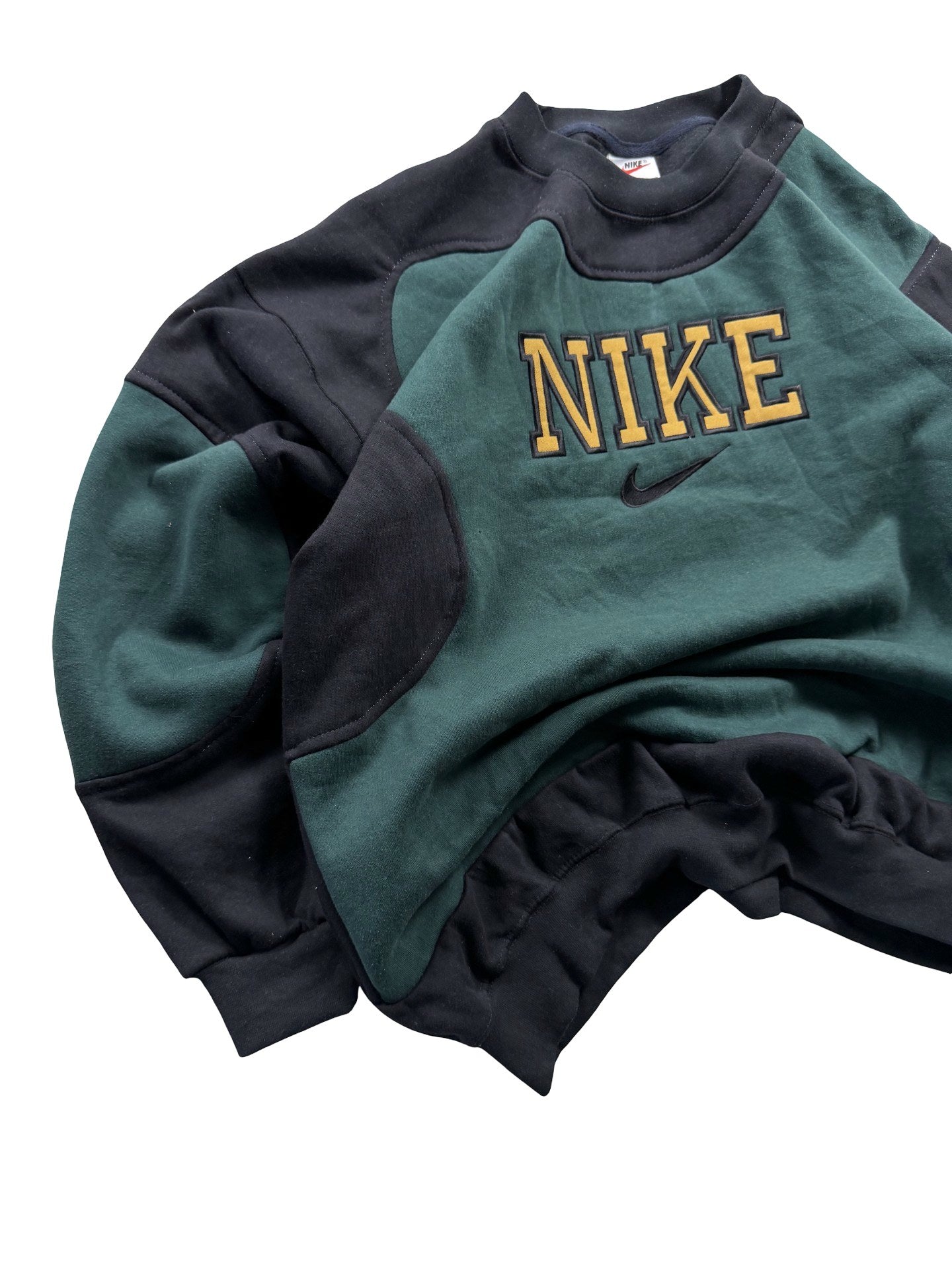 VINTAGE NIKE REWORK JUMPER CREWNECK - EMBROIDERED SPELLOUT