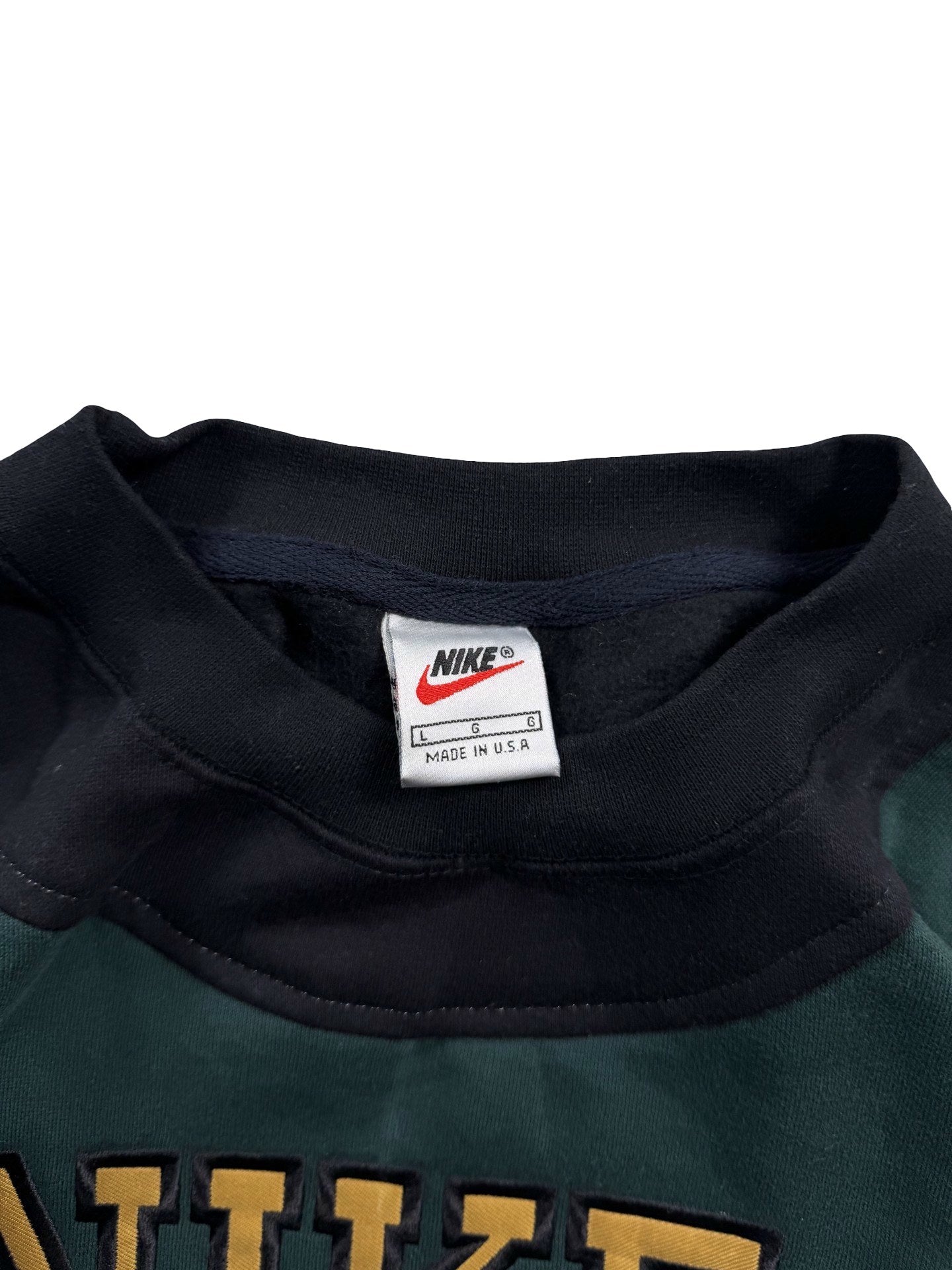 VINTAGE NIKE REWORK JUMPER CREWNECK - EMBROIDERED SPELLOUT