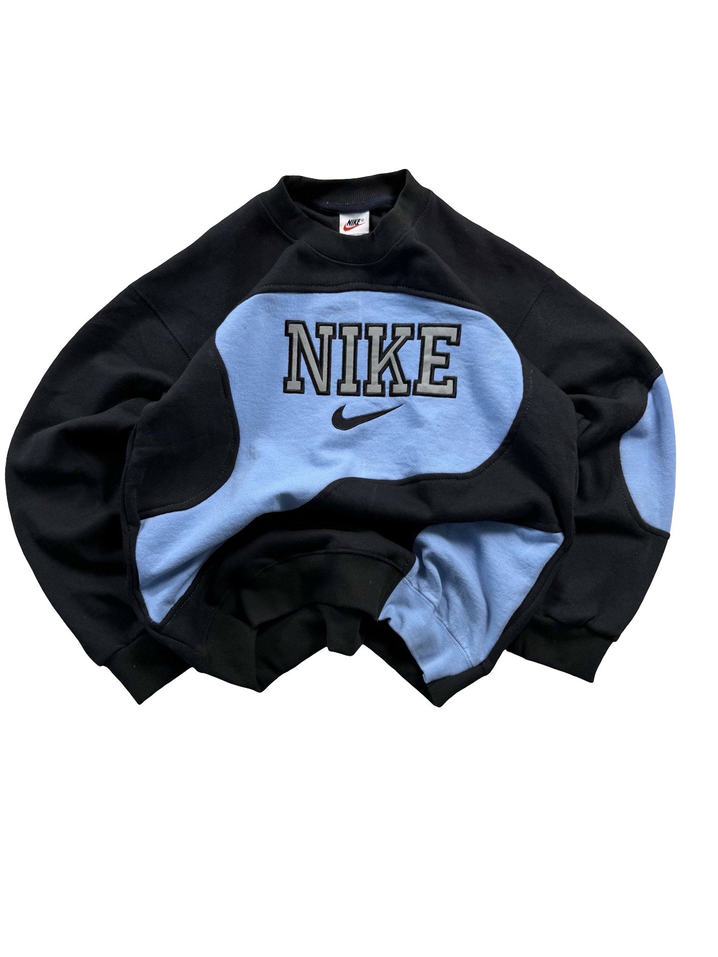 VINTAGE NIKE REWORK JUMPER CREWNECK - EMBROIDERED SPELLOUT